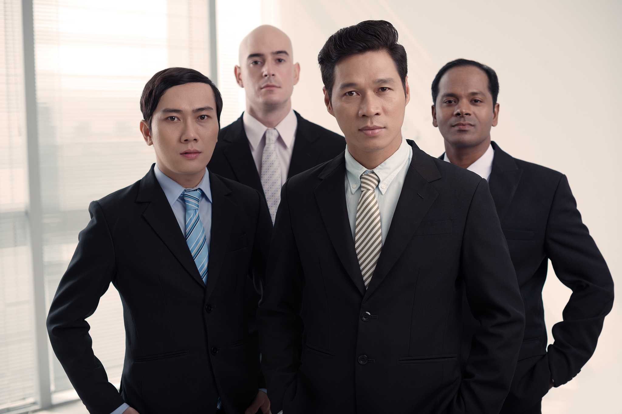 multi-ethnic business partners