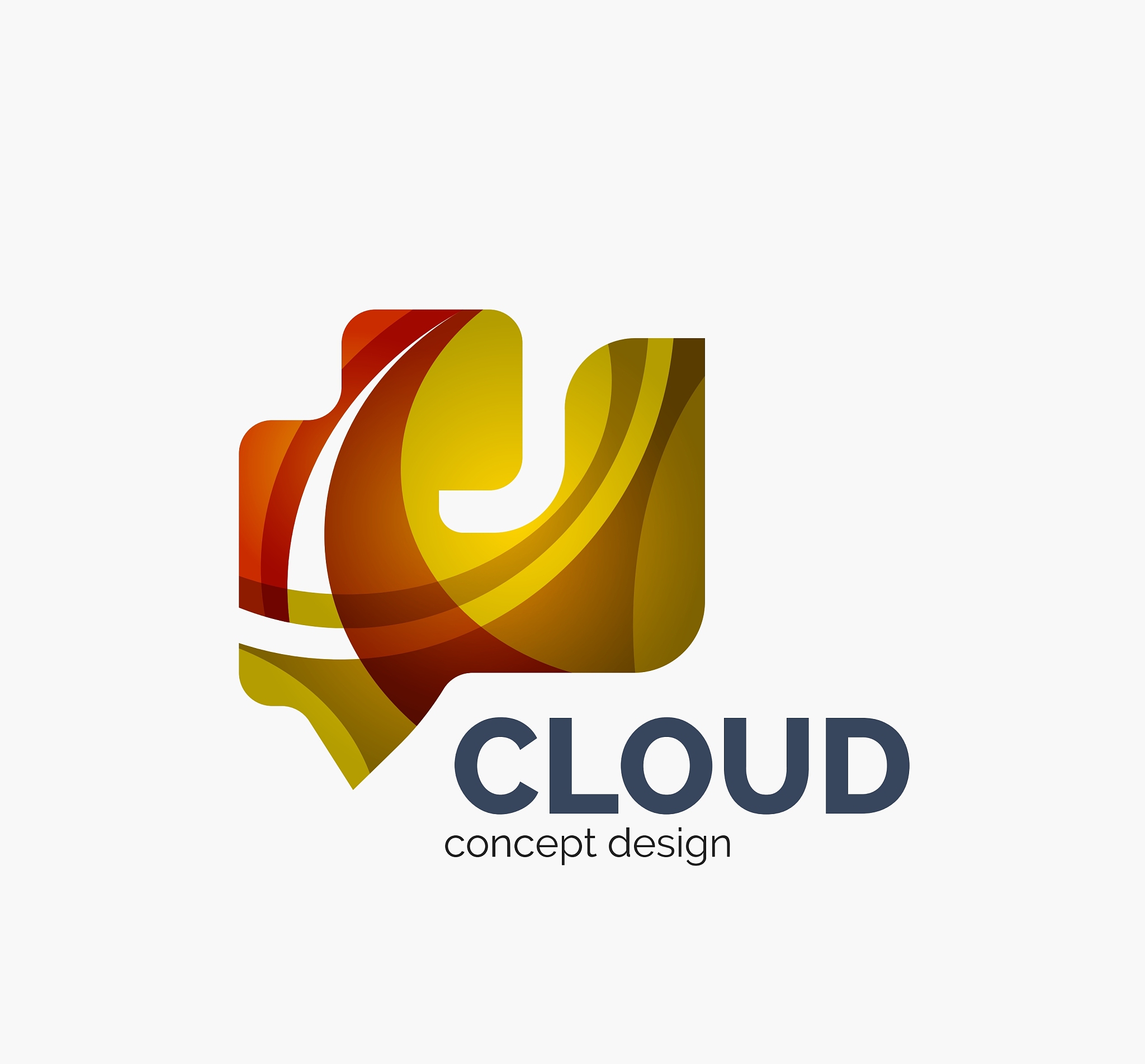modern cloud logo