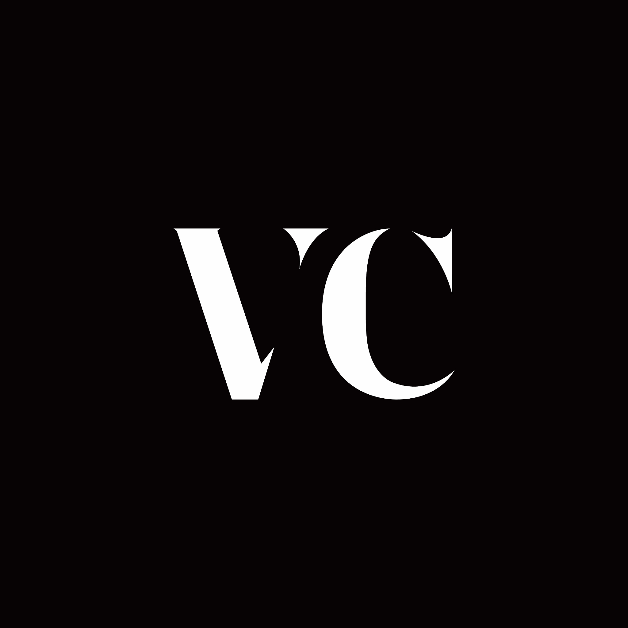 vc logo letter initial logo designs template