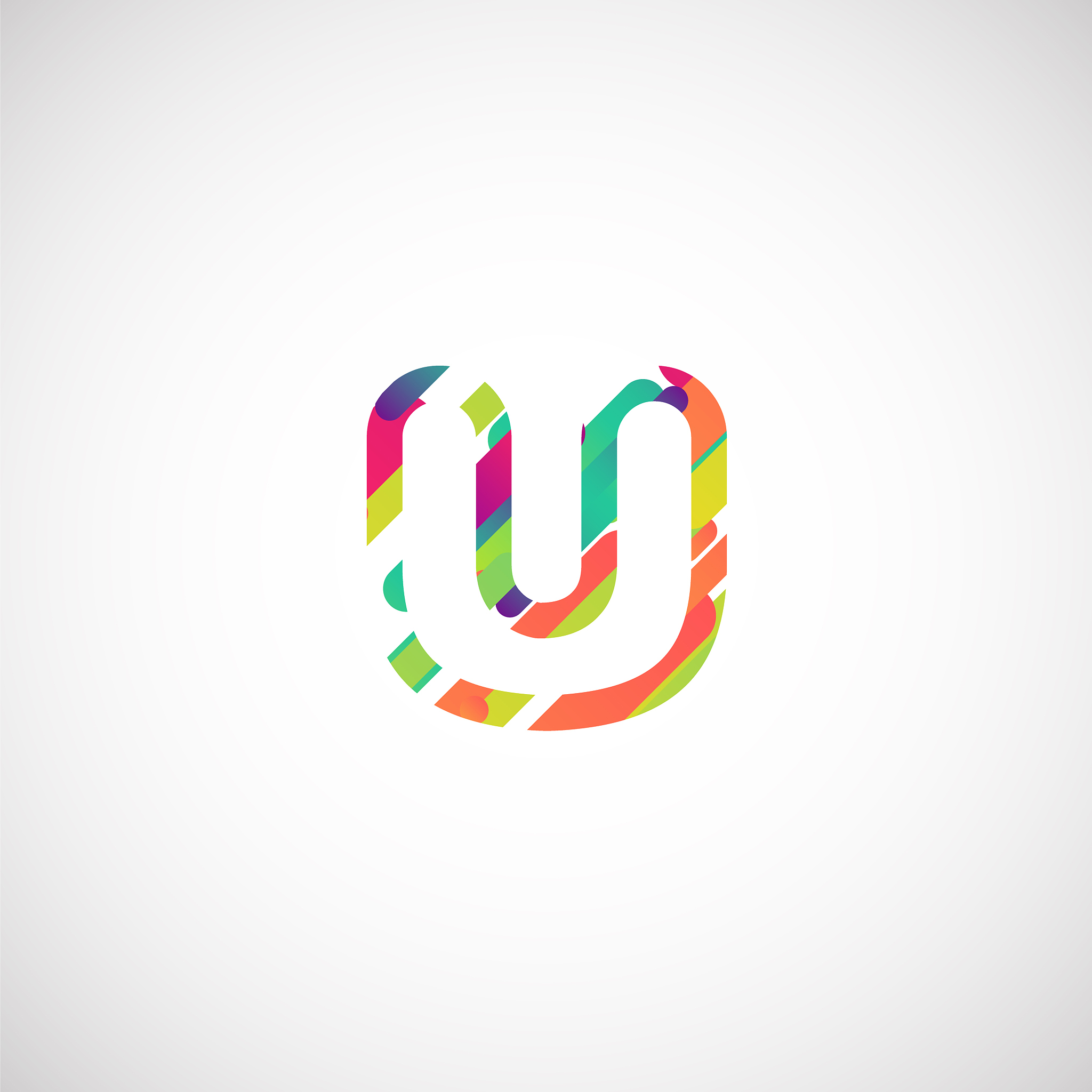 colorful character from a typeset, vector illustration