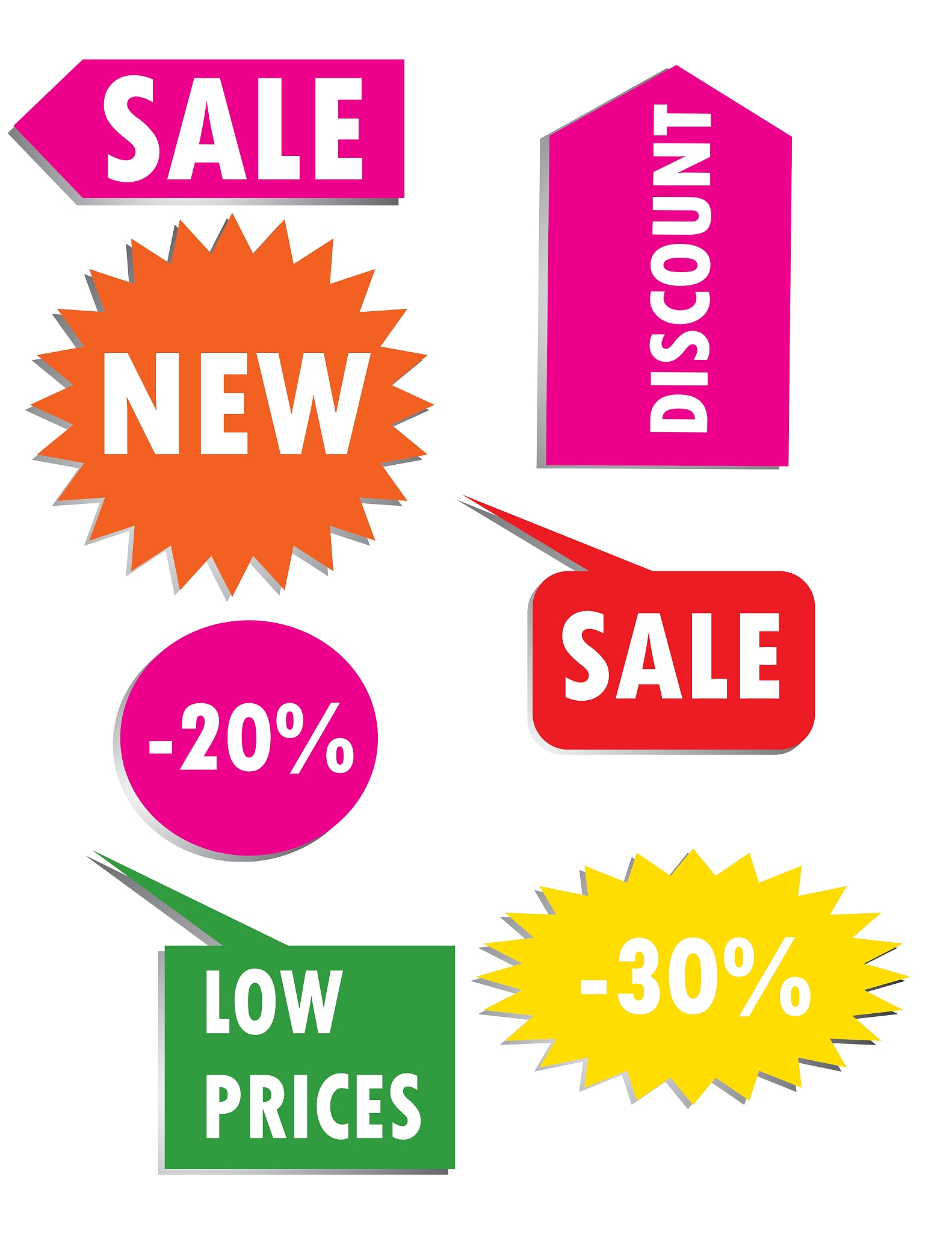 sale tags