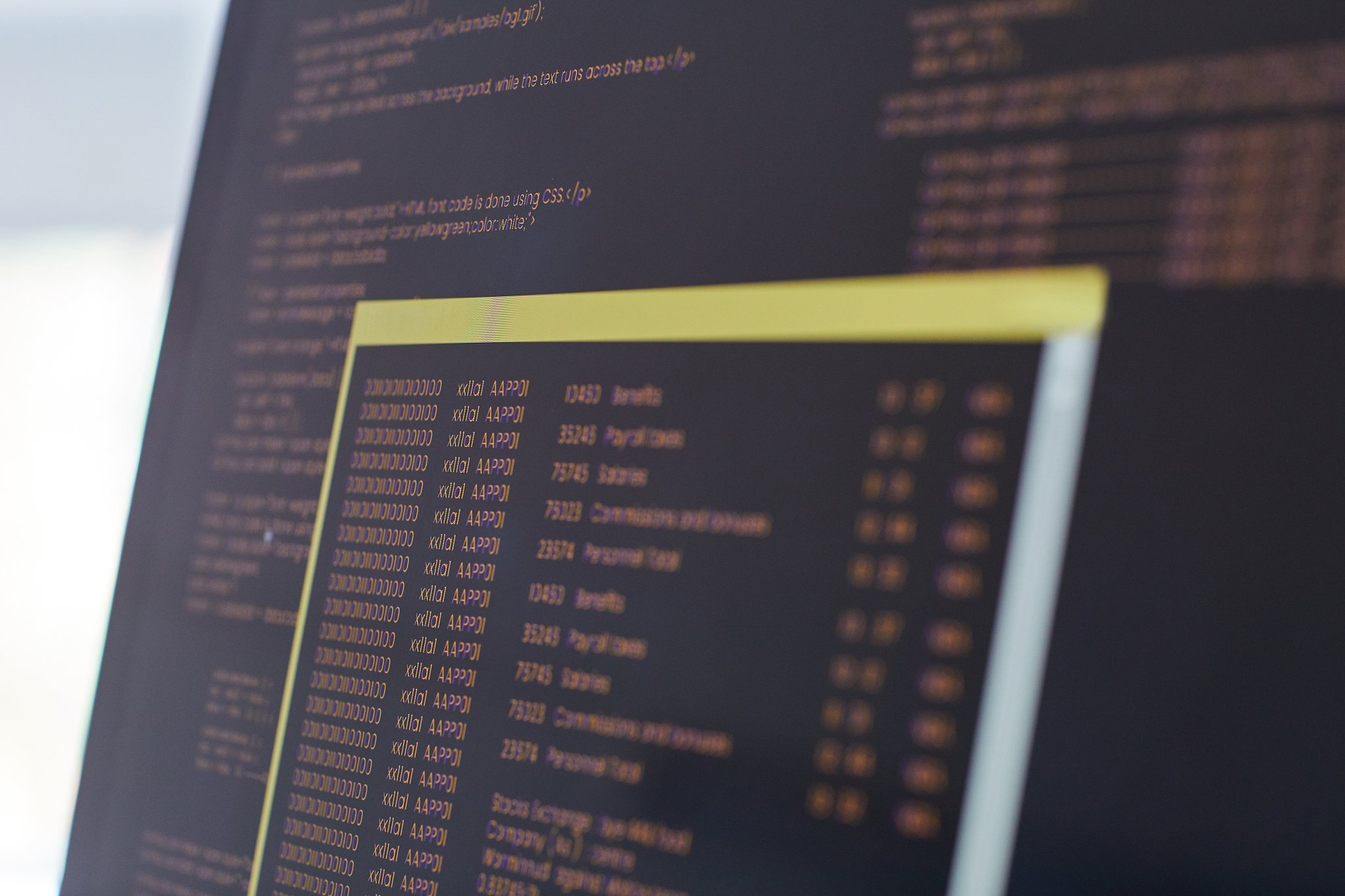 programming code background