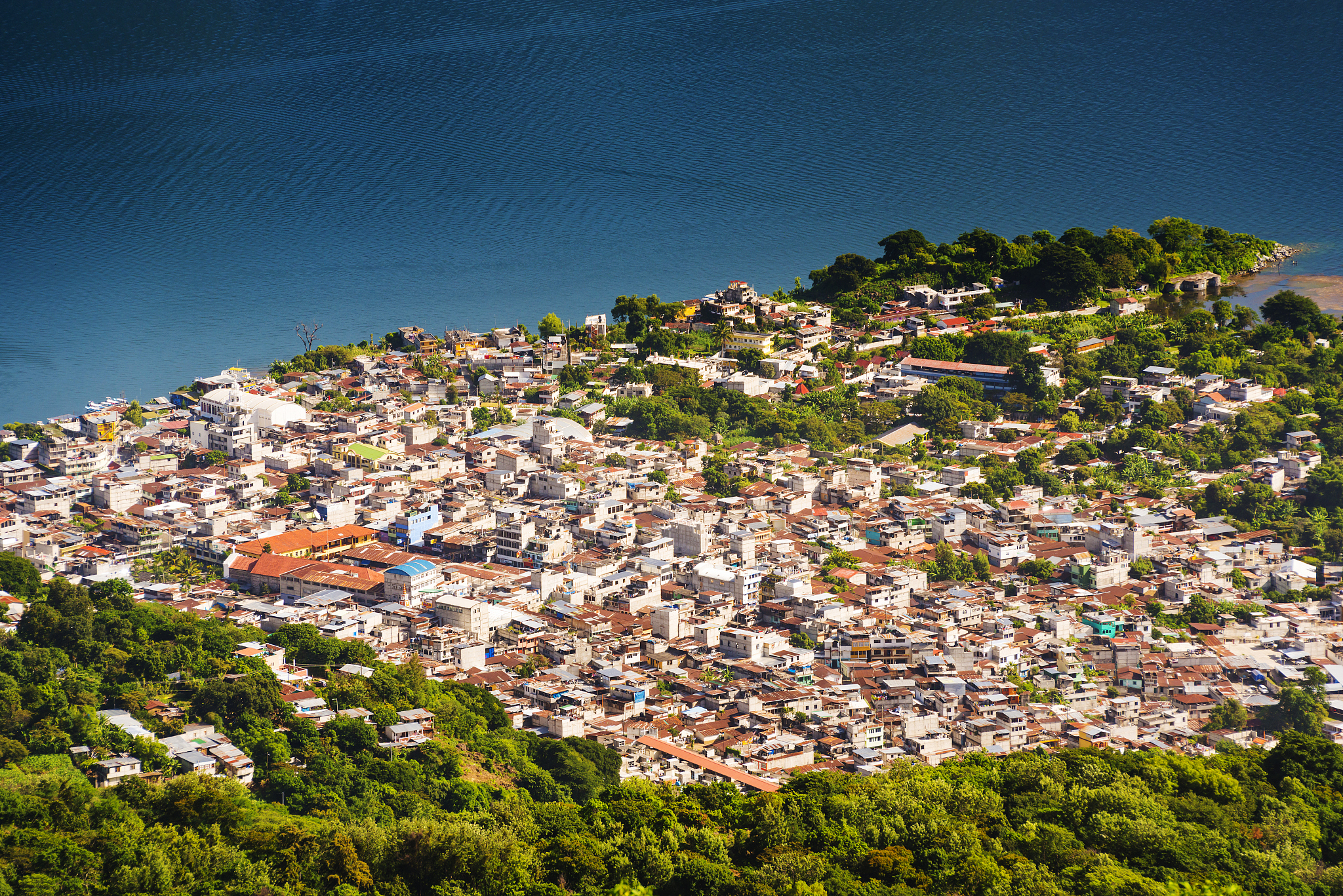 aerial view of san pedro