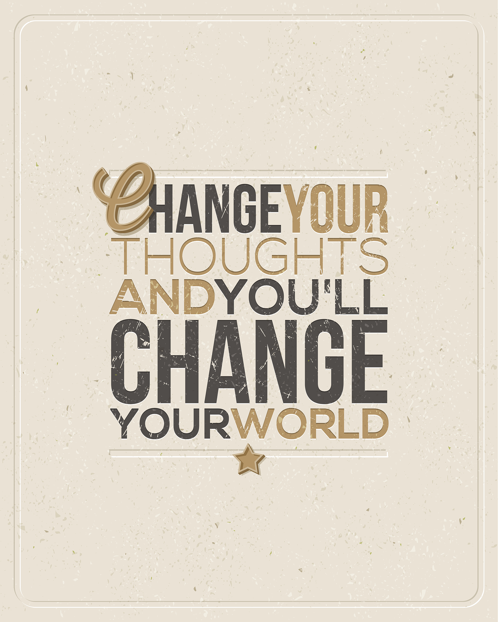 quote typographical design