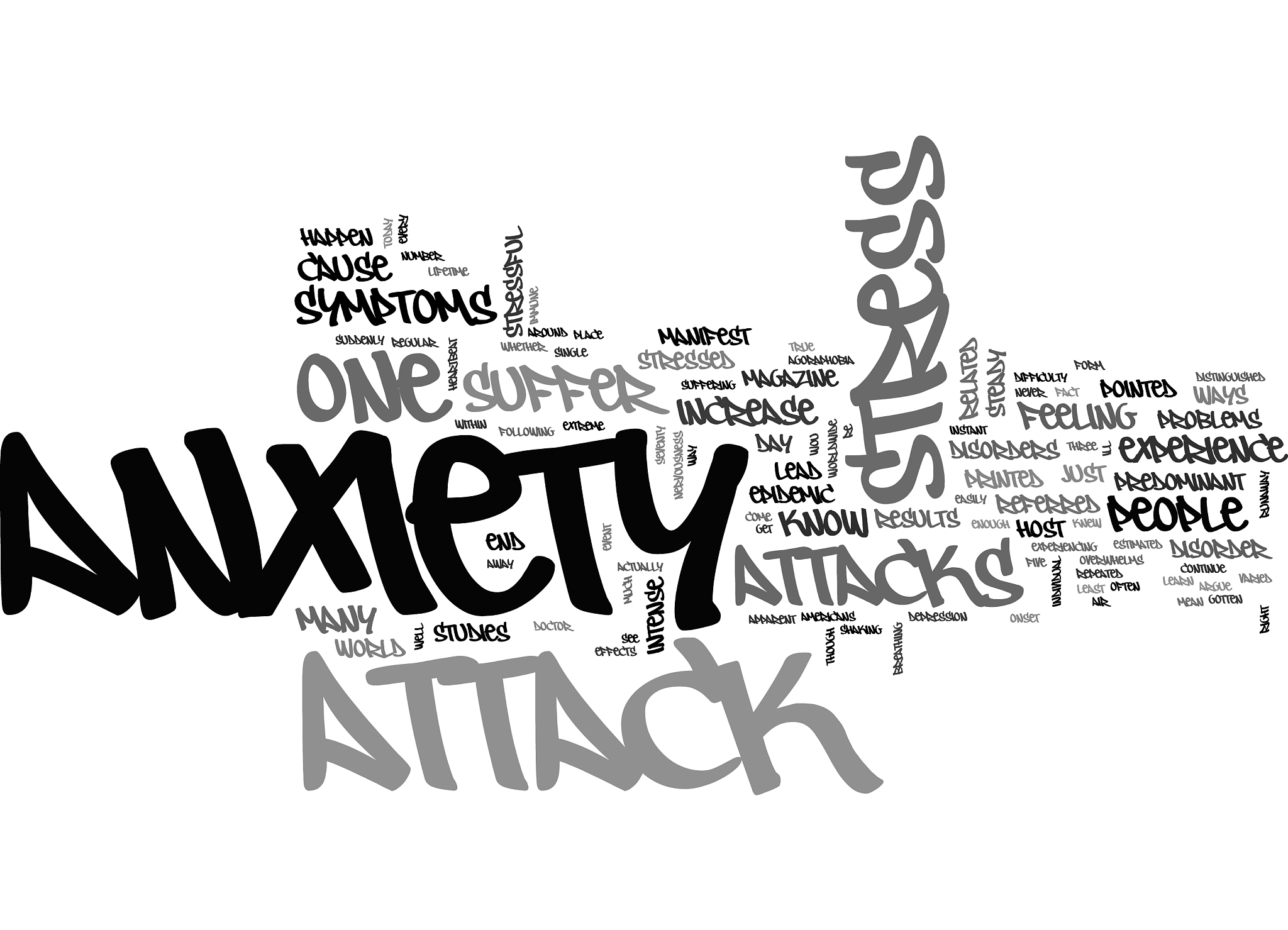 is it stress or an anxiety attack text background