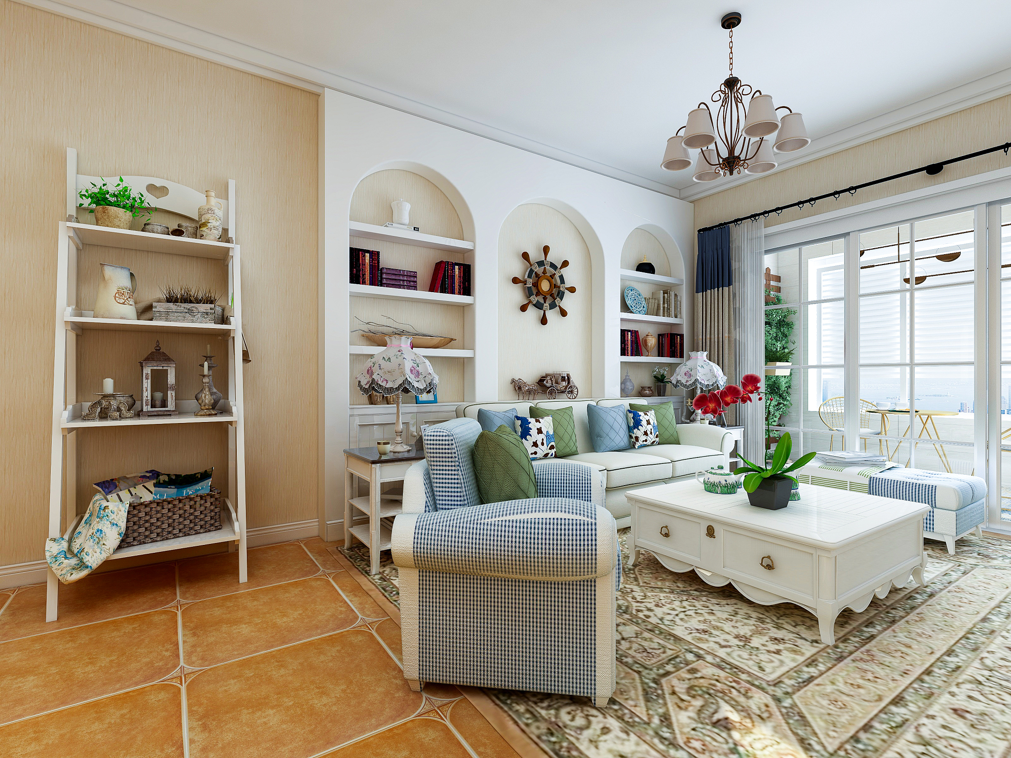 地中海风格在居住空间设计中的应用 论文