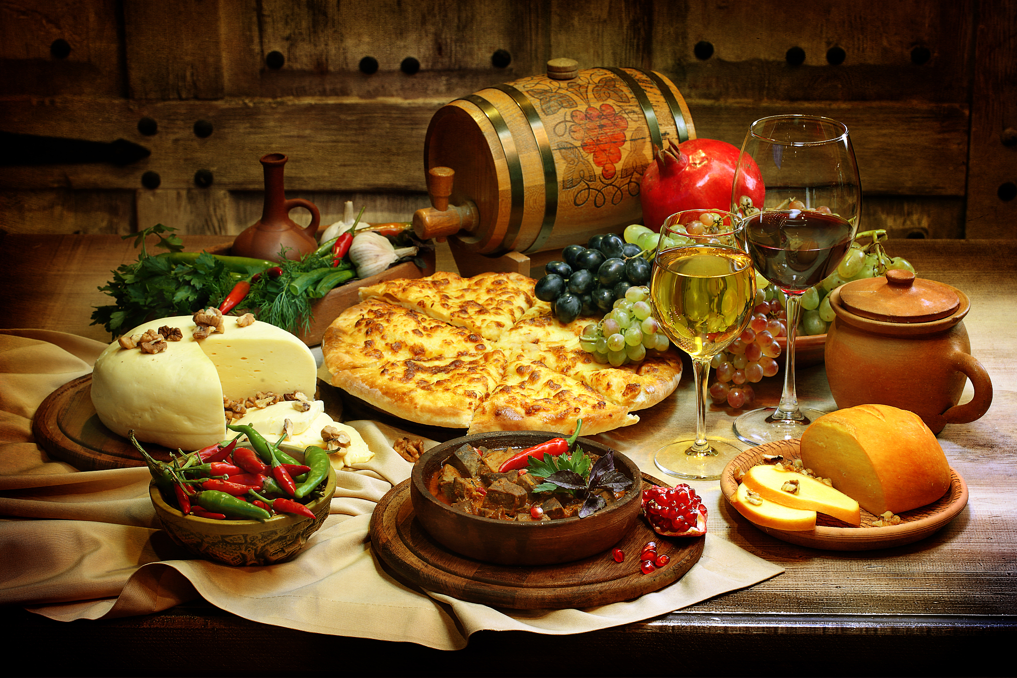 wine with cheese