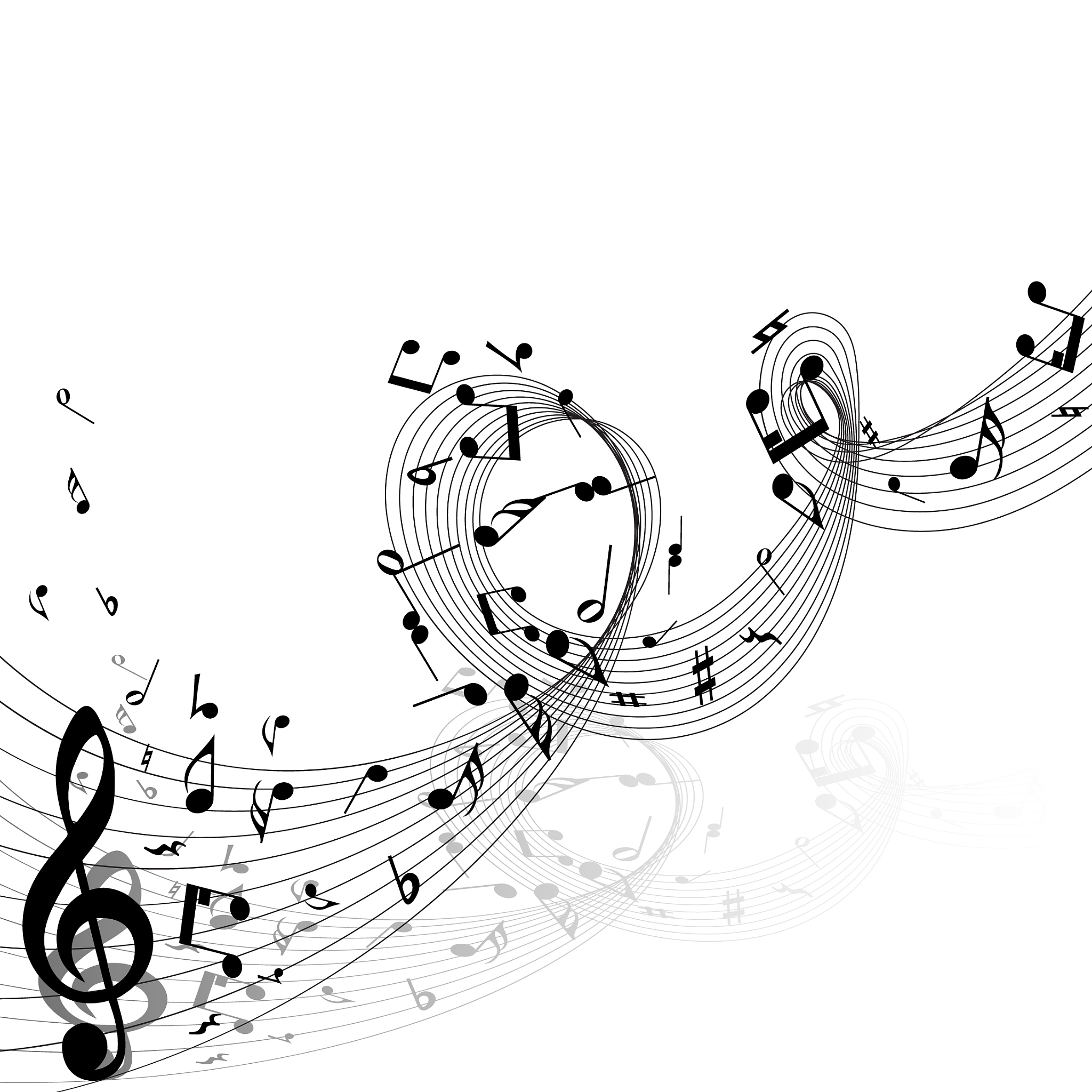 musical notes design