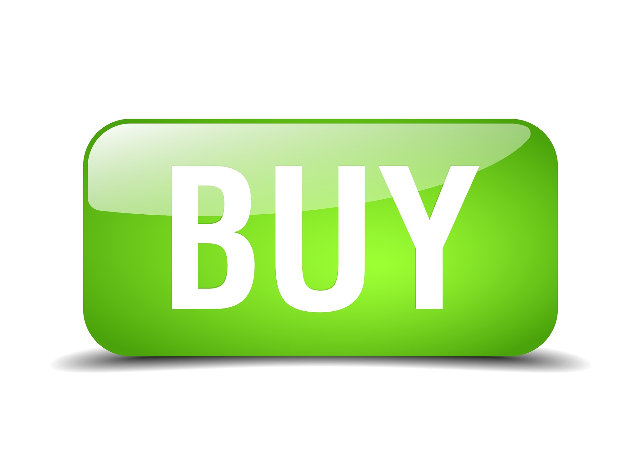 buy green square 3d realistic isolated web button