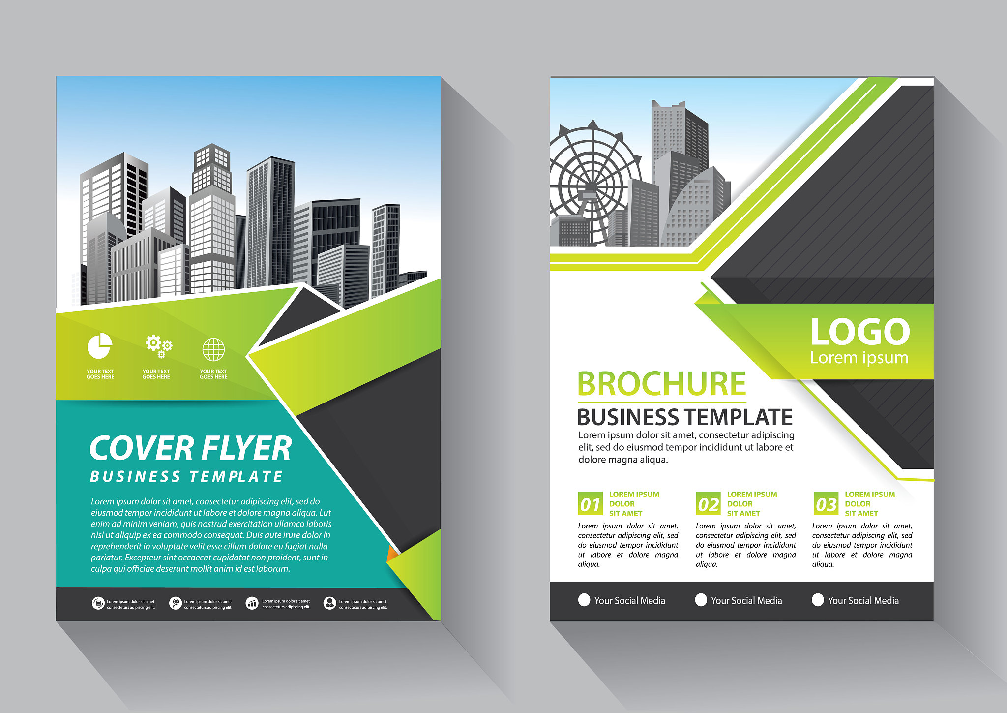 business abstract vector template. brochure design, cover modern