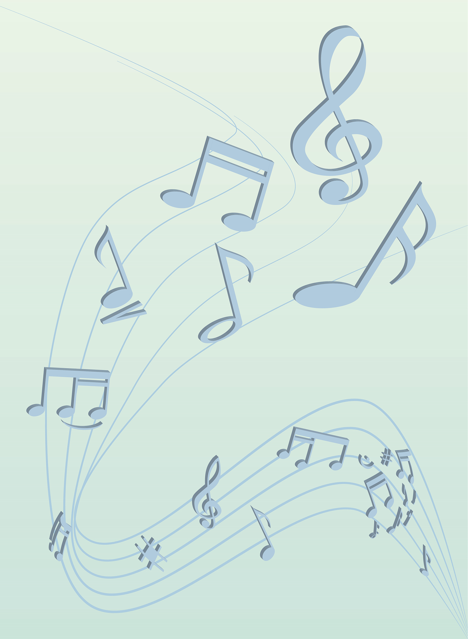 vector music notes