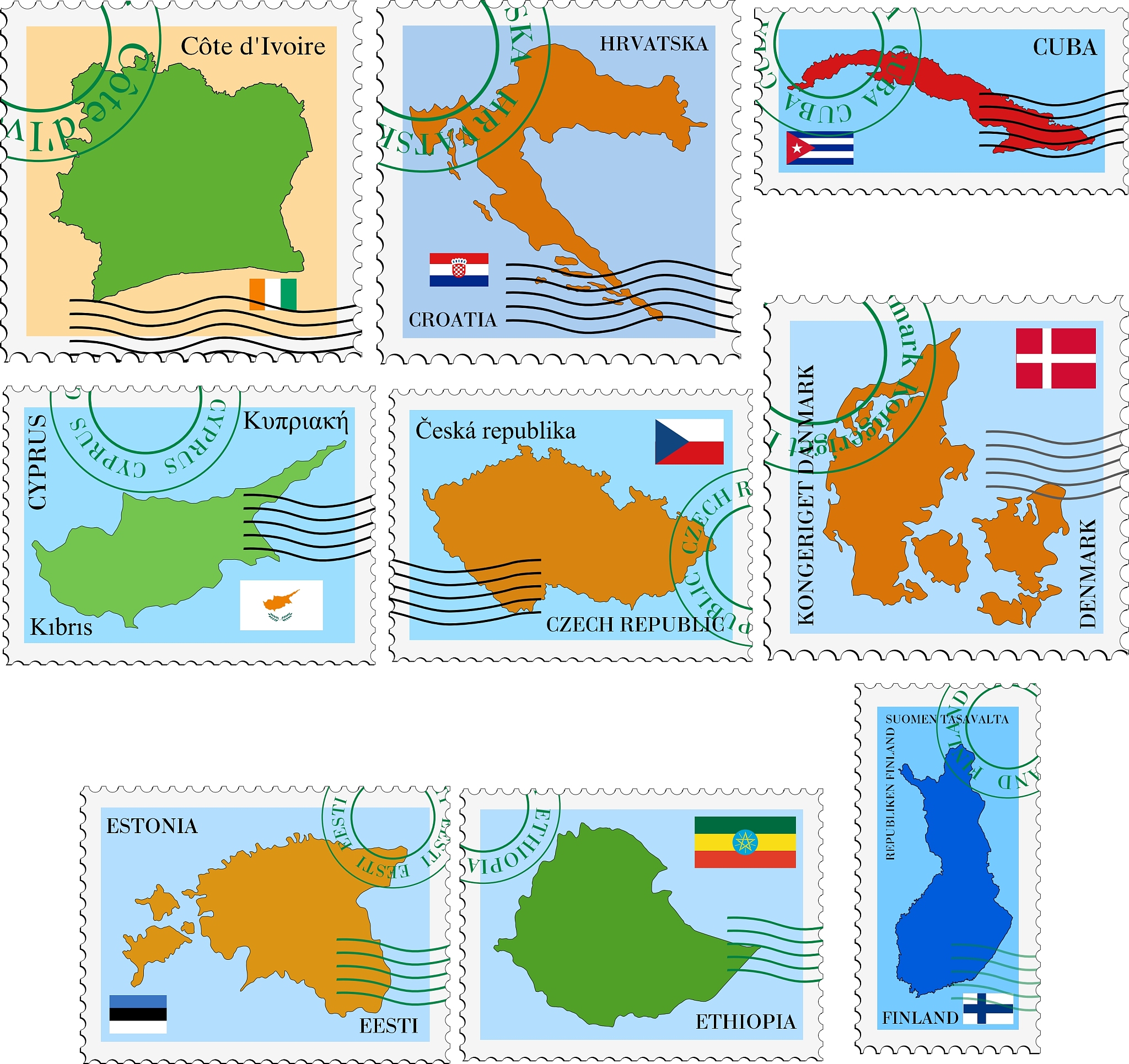 地区分布分析：欧洲、美国和加勒比海地区 T 检验