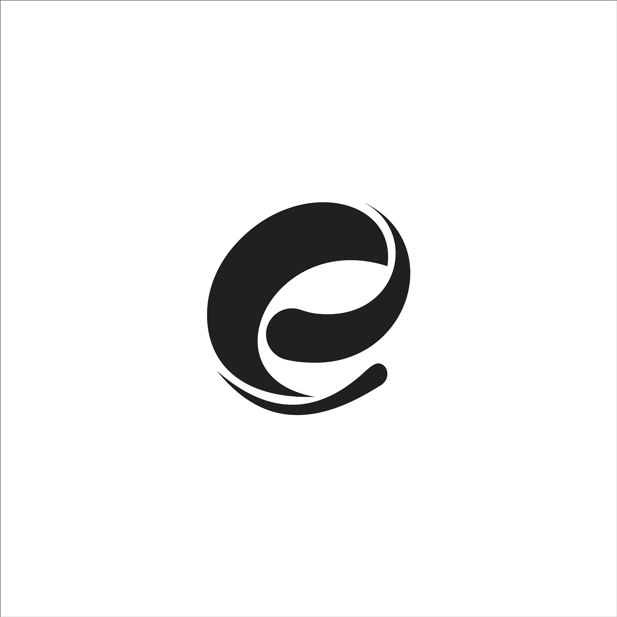initial letter e logo concept designinitial letter