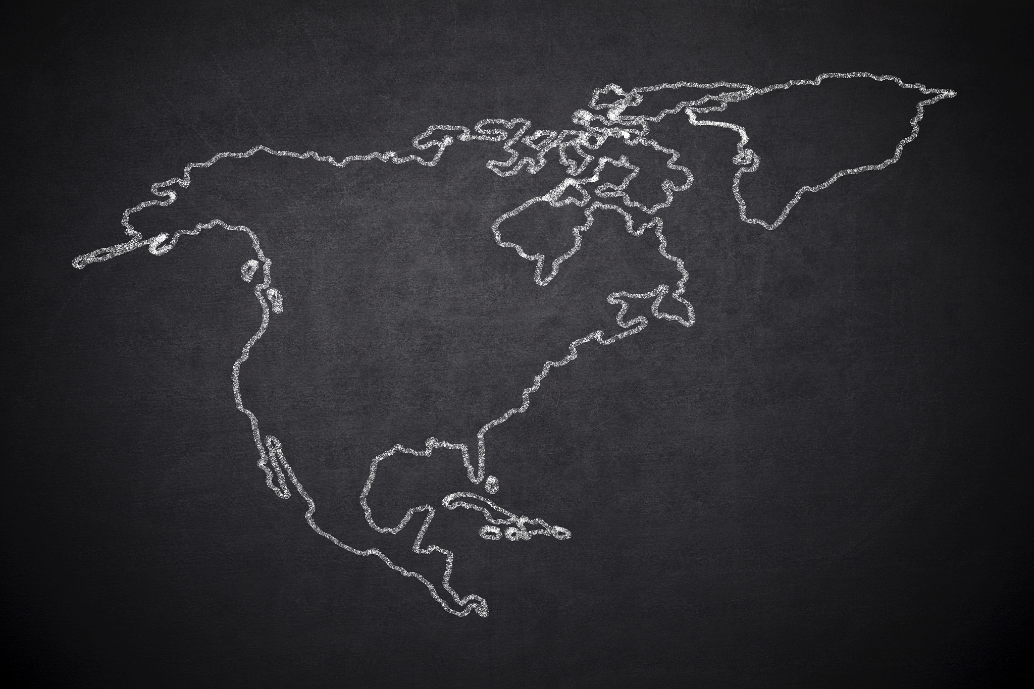 map of north america