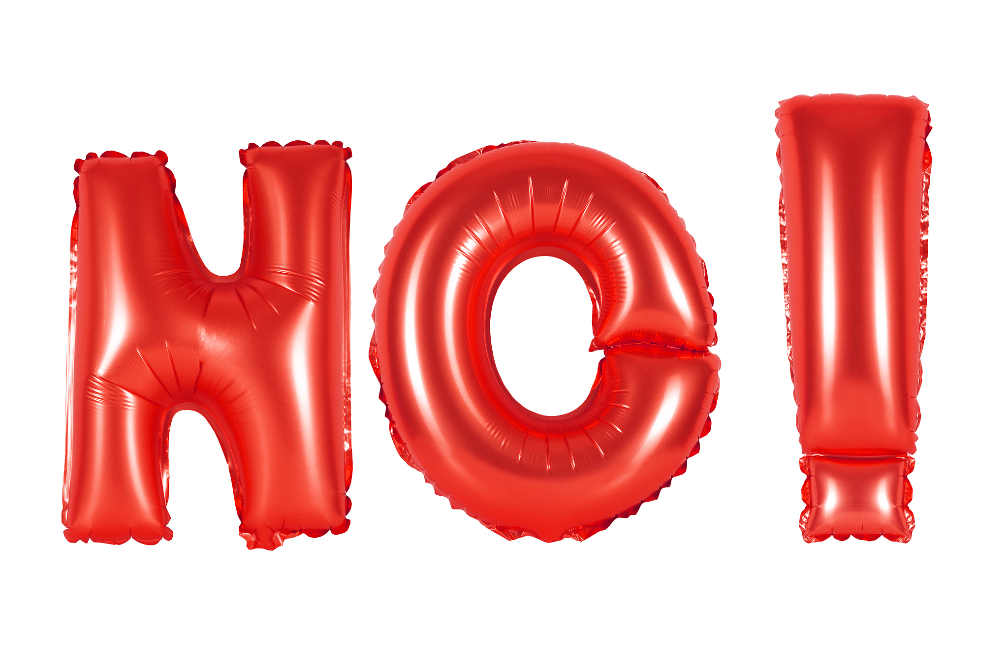 red alphabet balloons, acronym and abbreviation, no