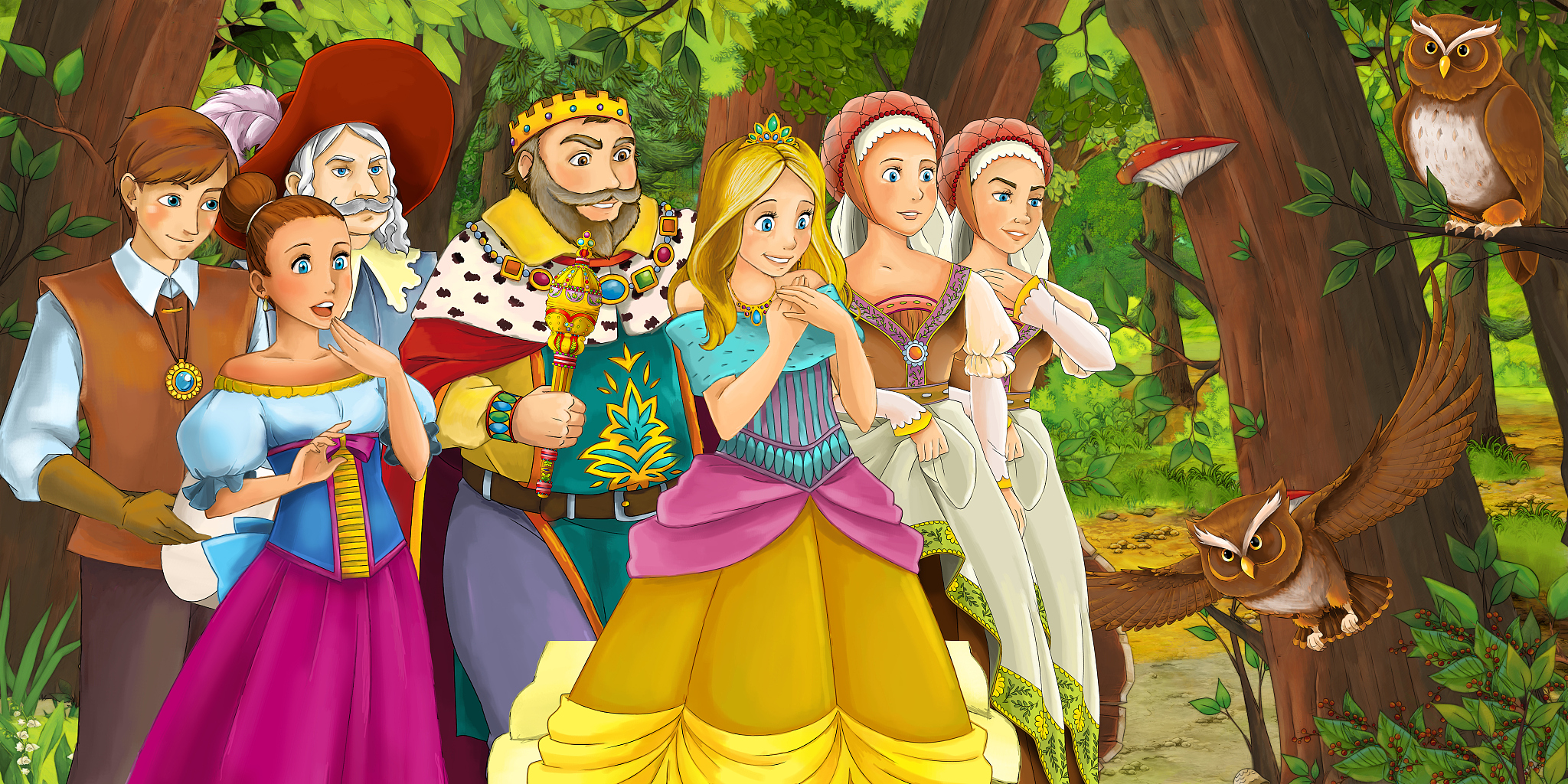 勇敢的王子和公主：打败邪恶巫师的冒险之旅