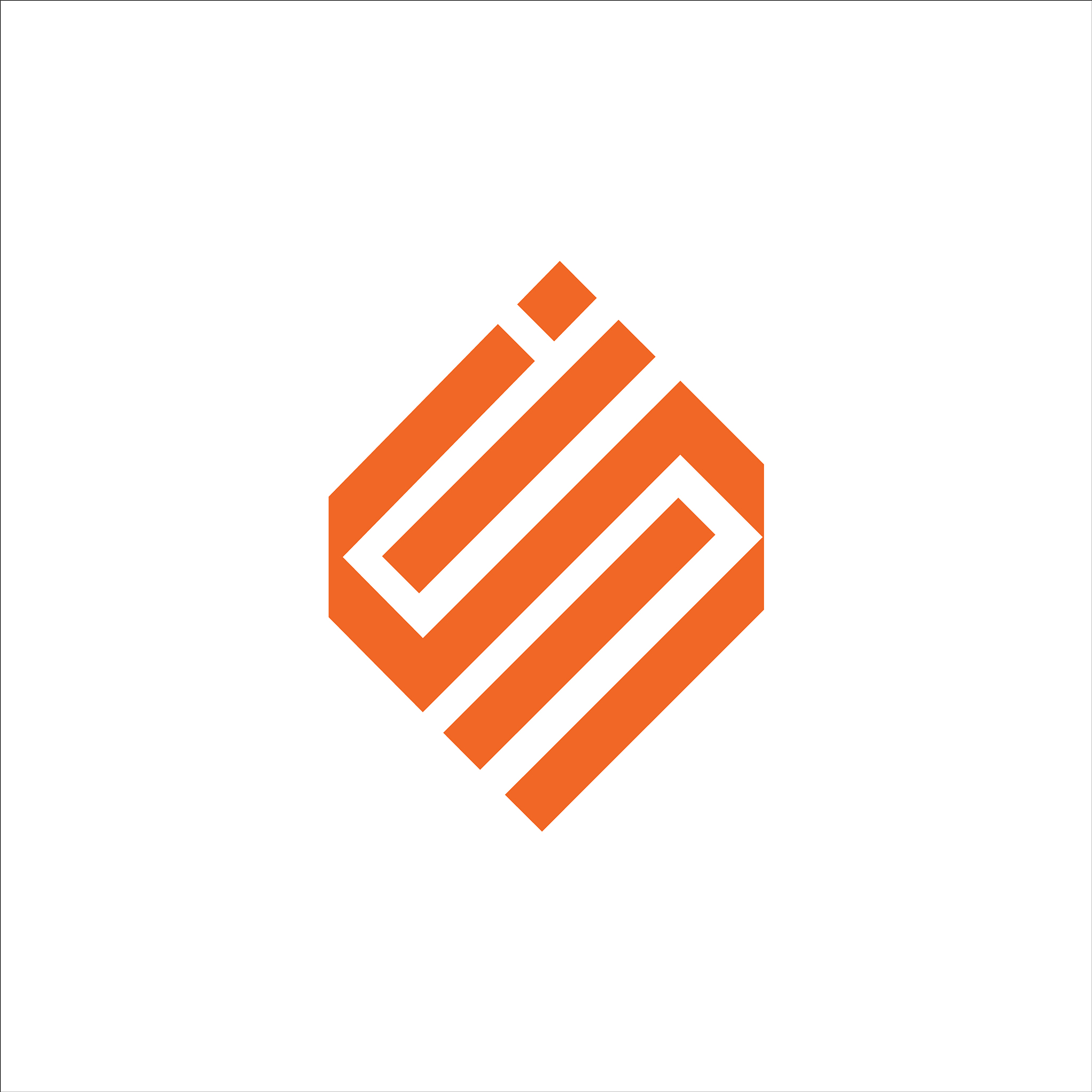 initial letter is or si logo design template