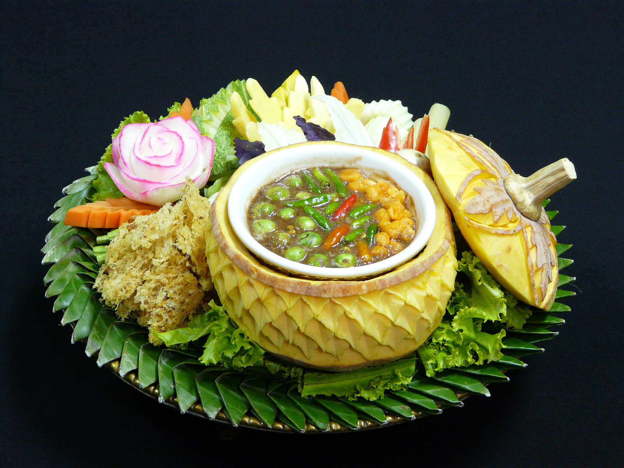 thai food - nam prik kapi pla duk fu 2