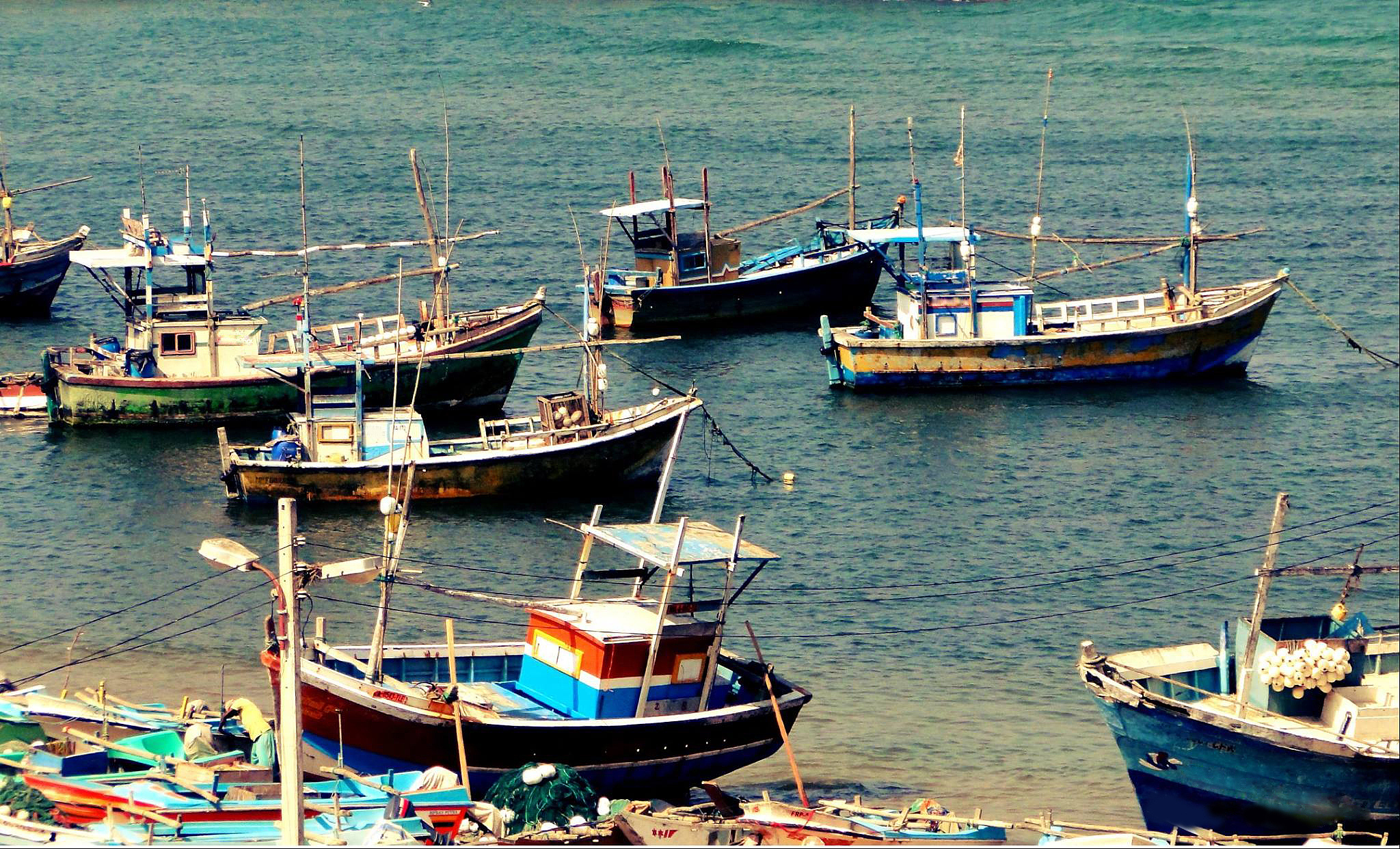 fishing boats