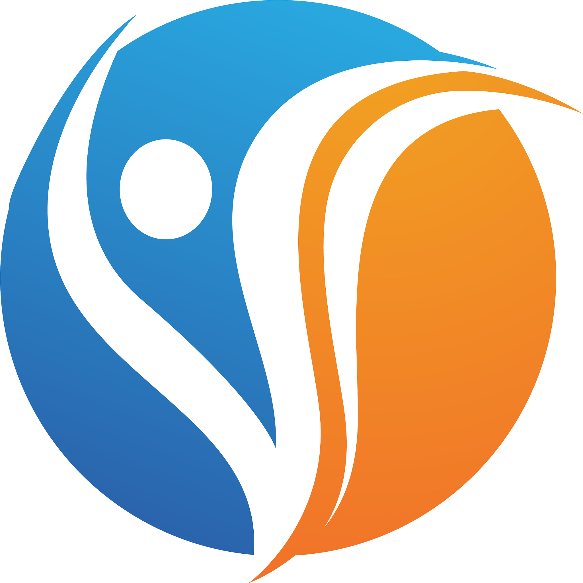 fun people healthy life logo template icon