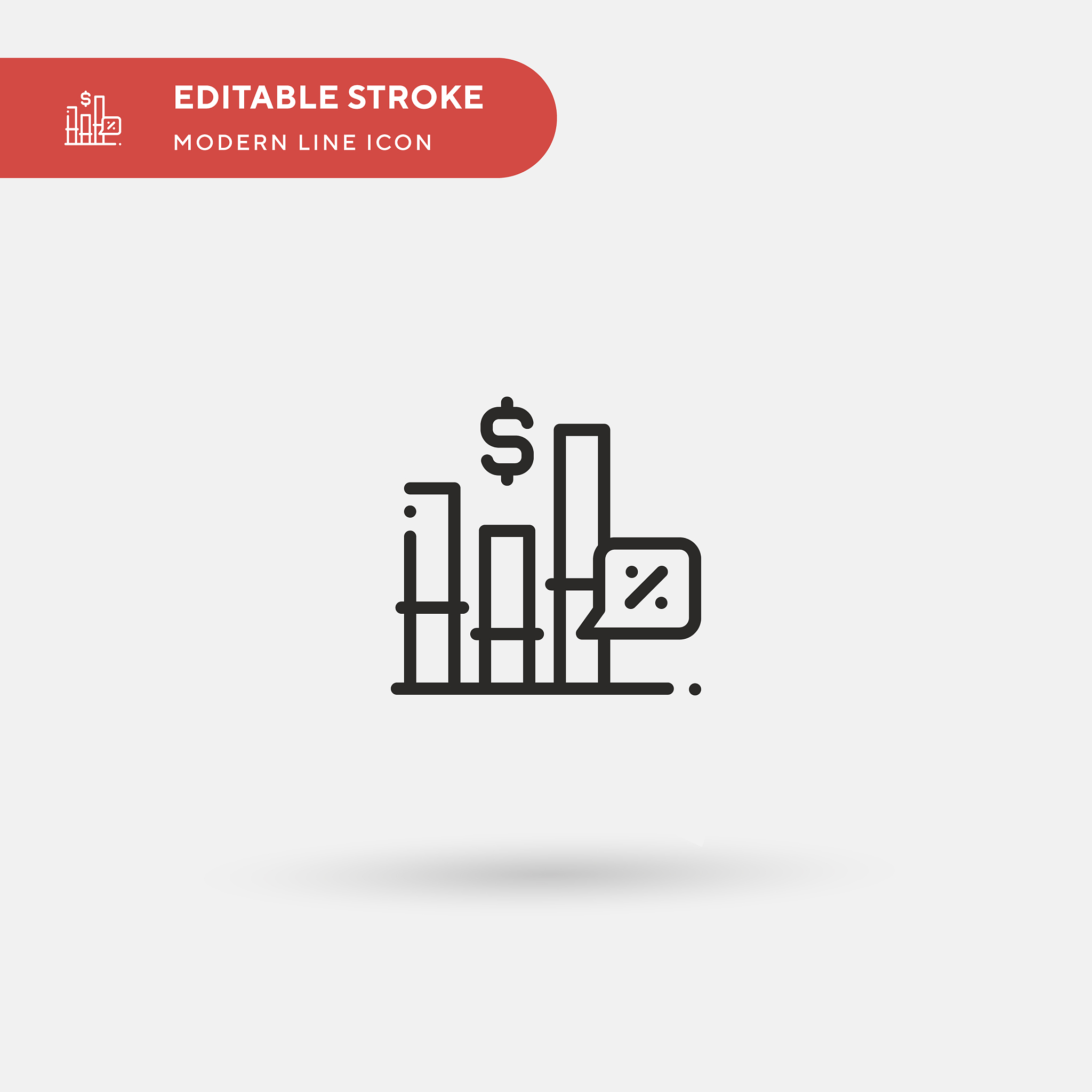 sales simple icon symbol
