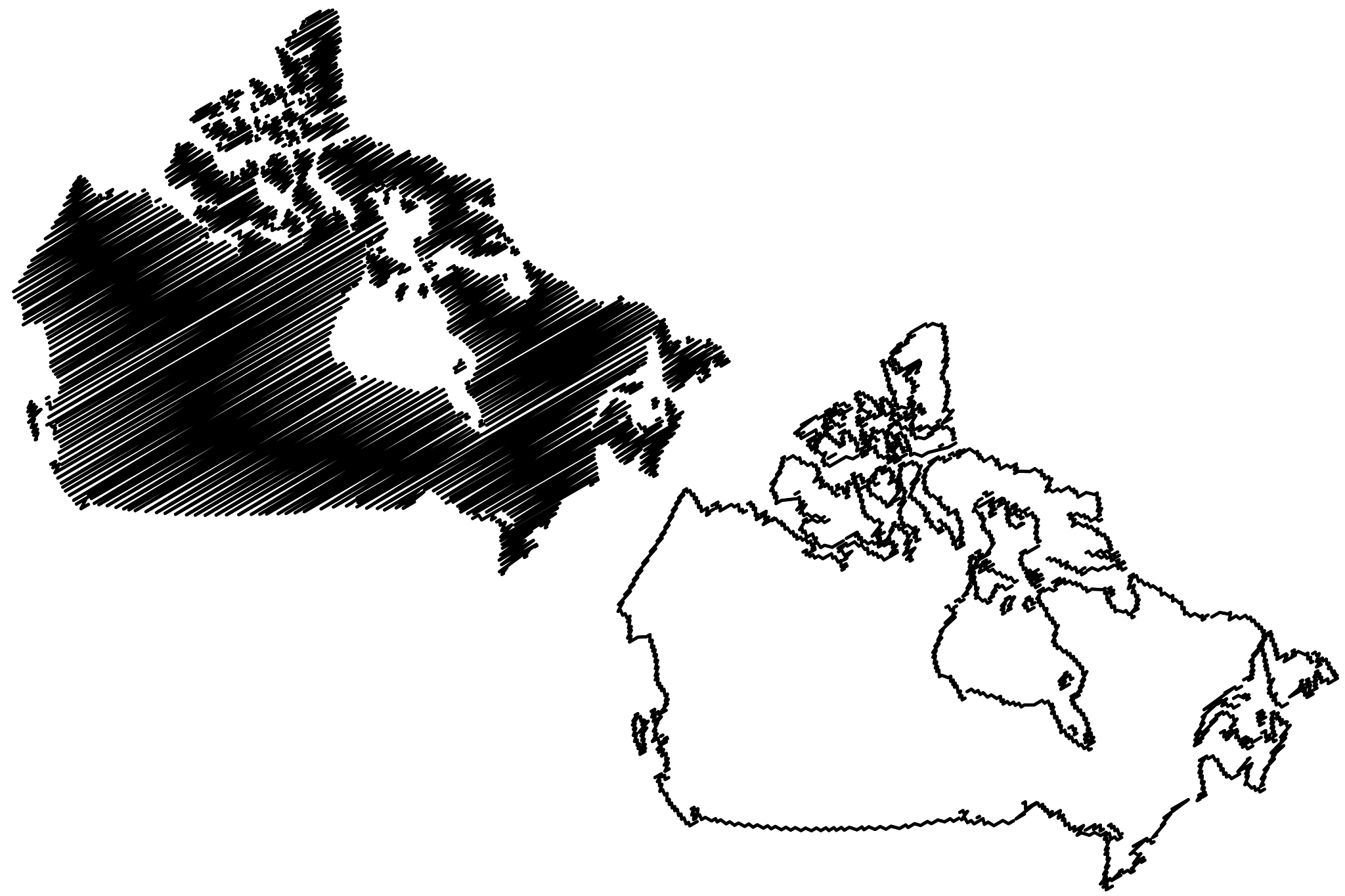 canada map