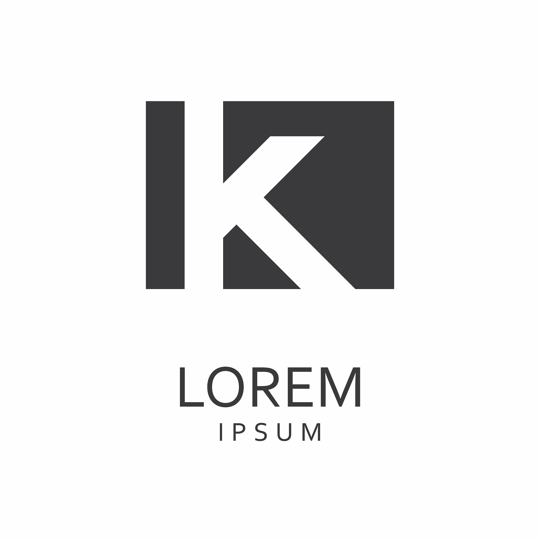 k letter logo icon