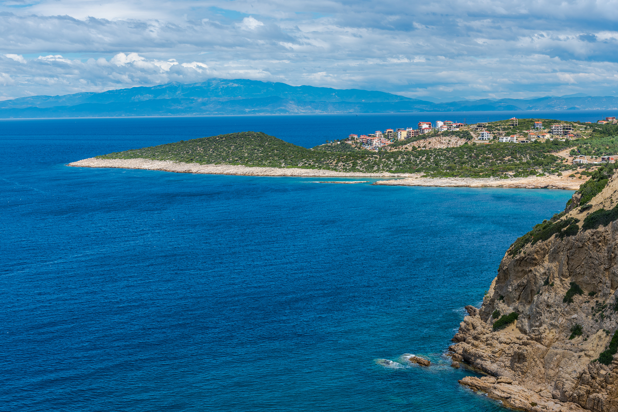 coastline at aegean sea