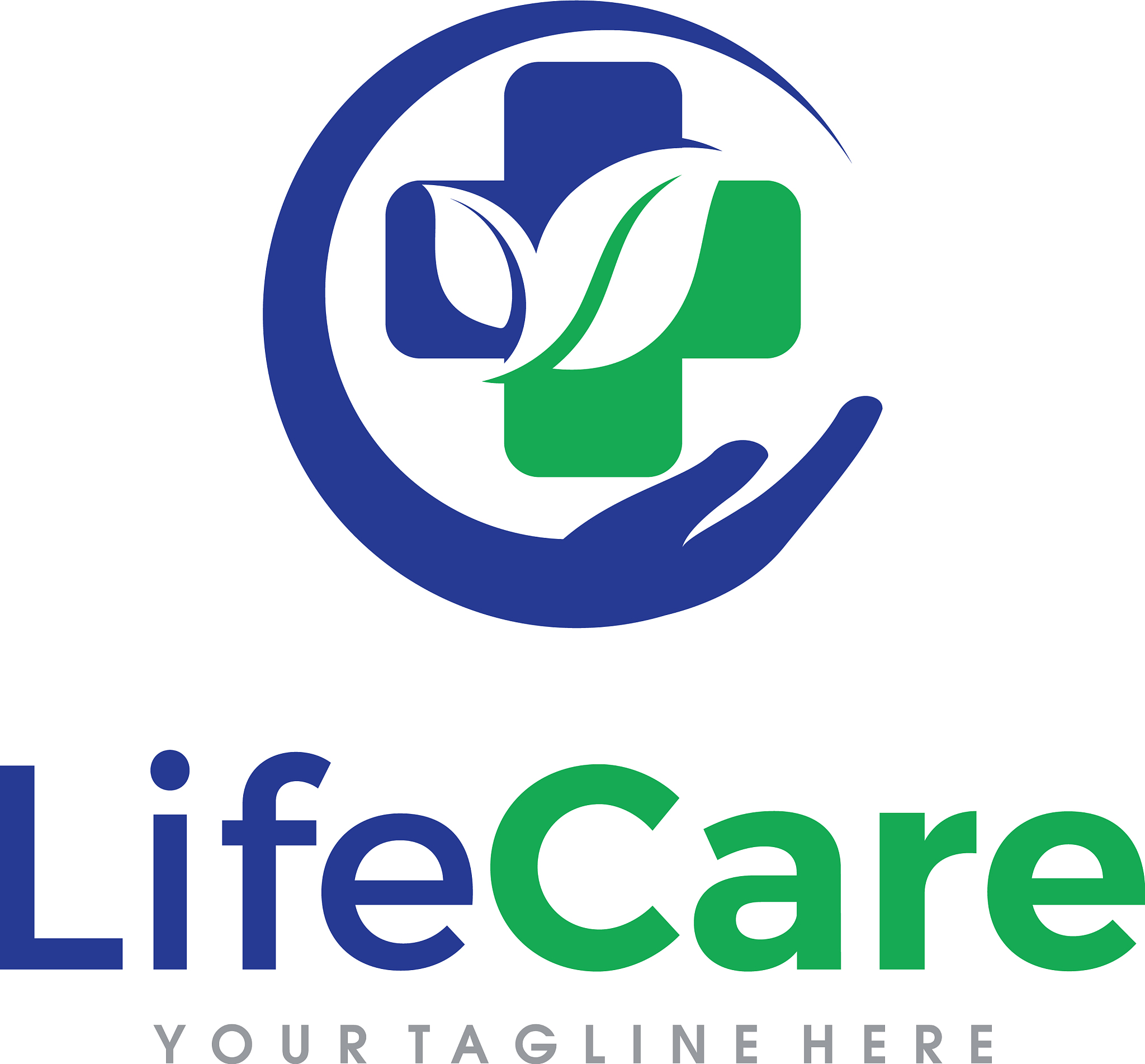 cross and health care hospital logo