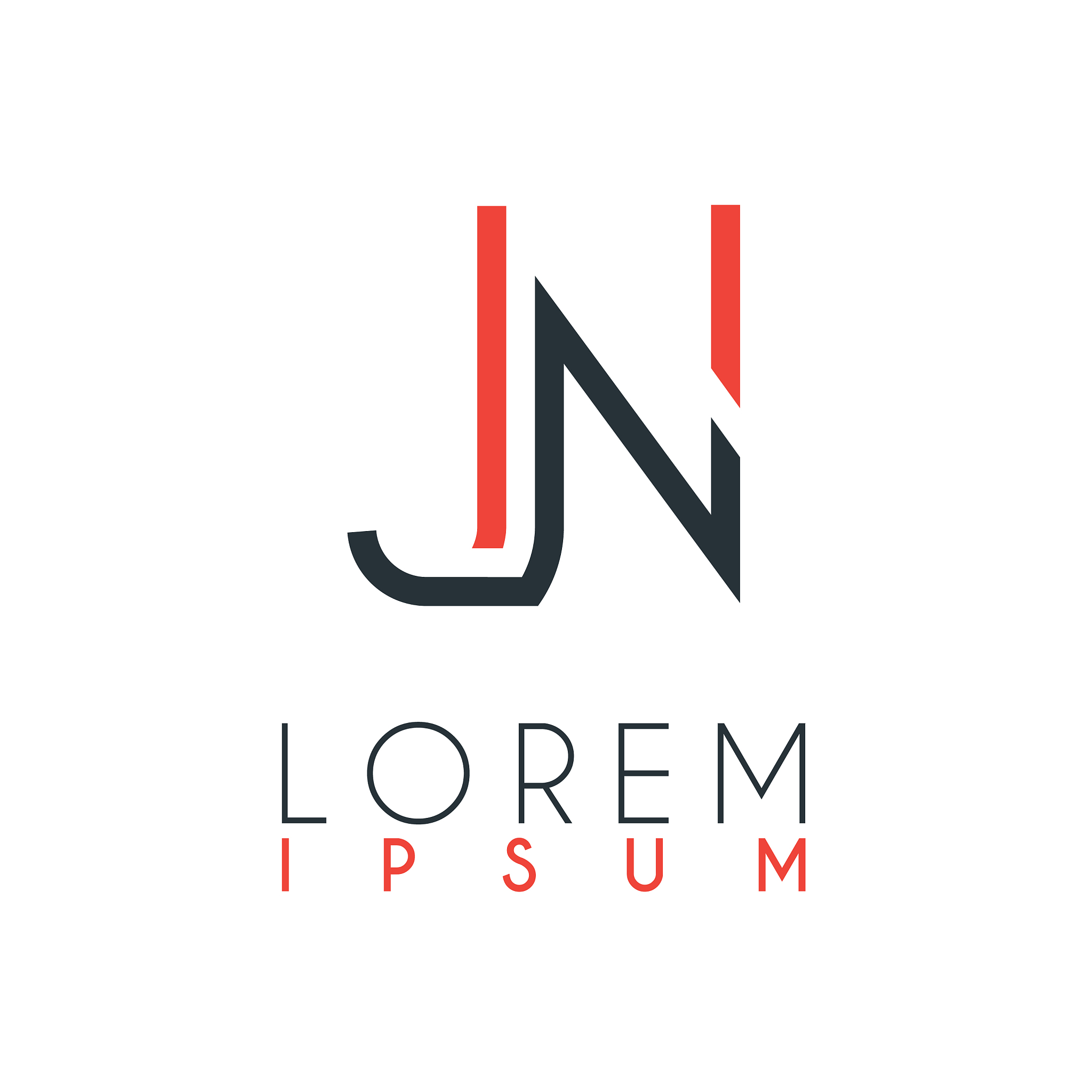 the logo between letter j and letter n or jn