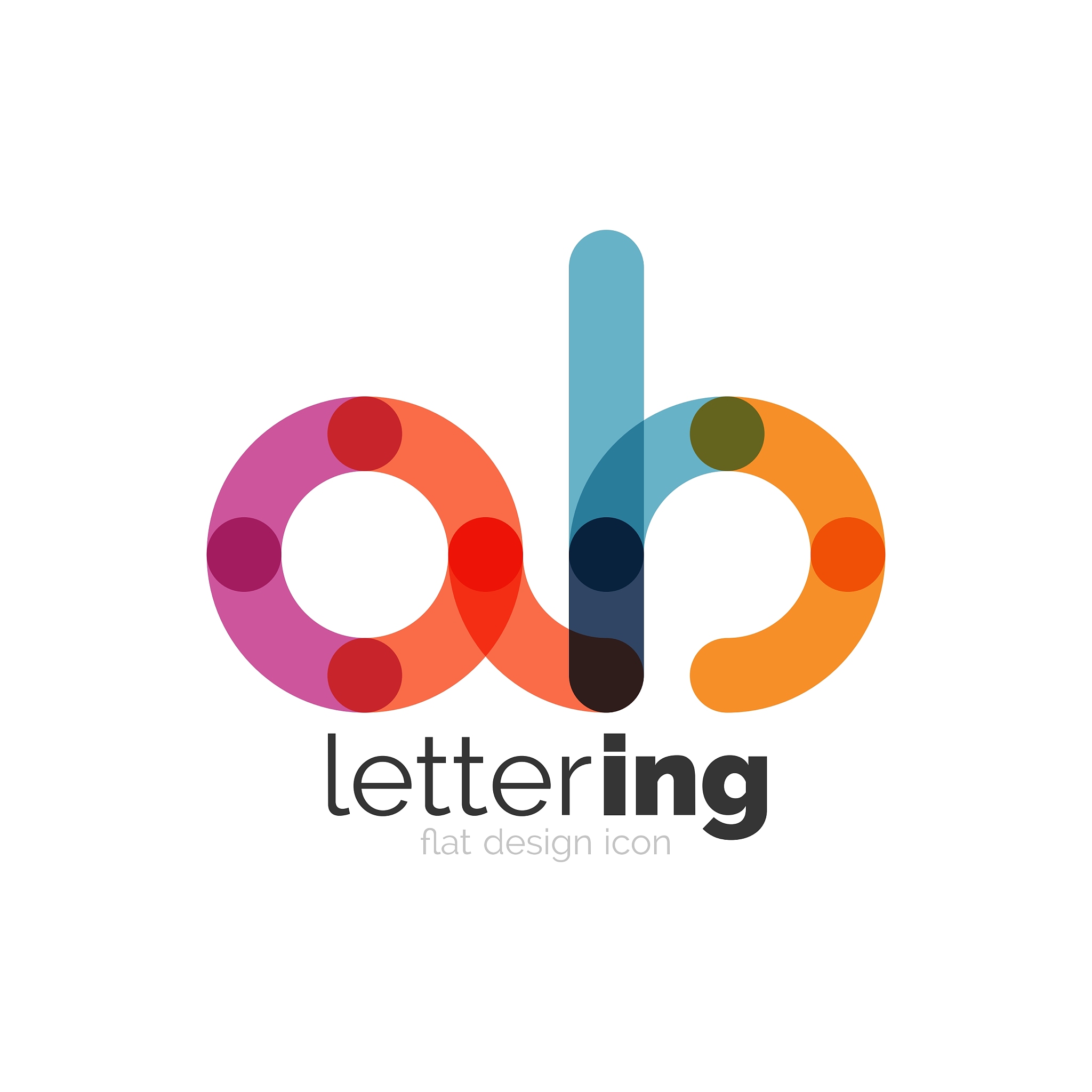 letter logo business icon