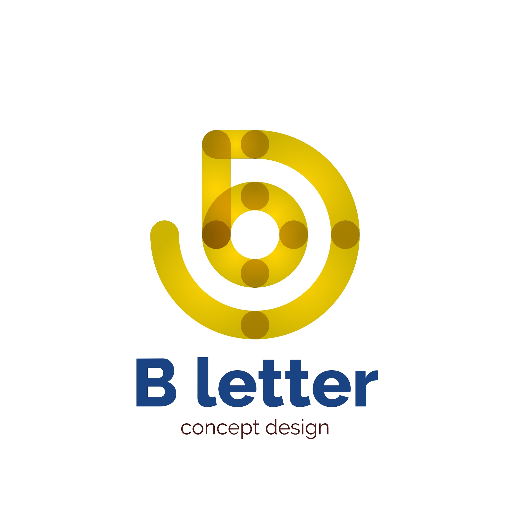 modern minimalistic letter concept logo