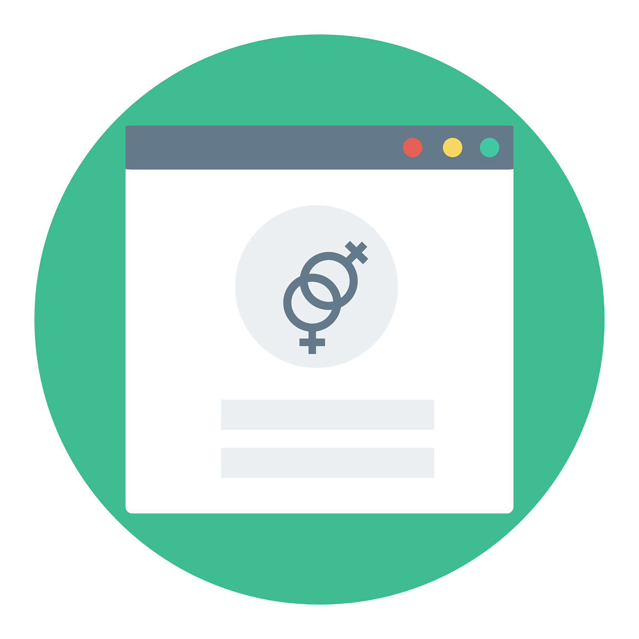 trendy login or authorization screen