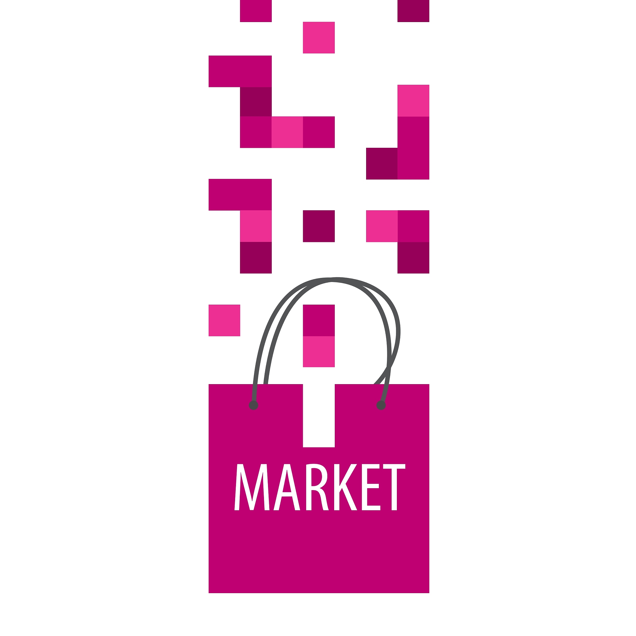 logo shopping bag tetris