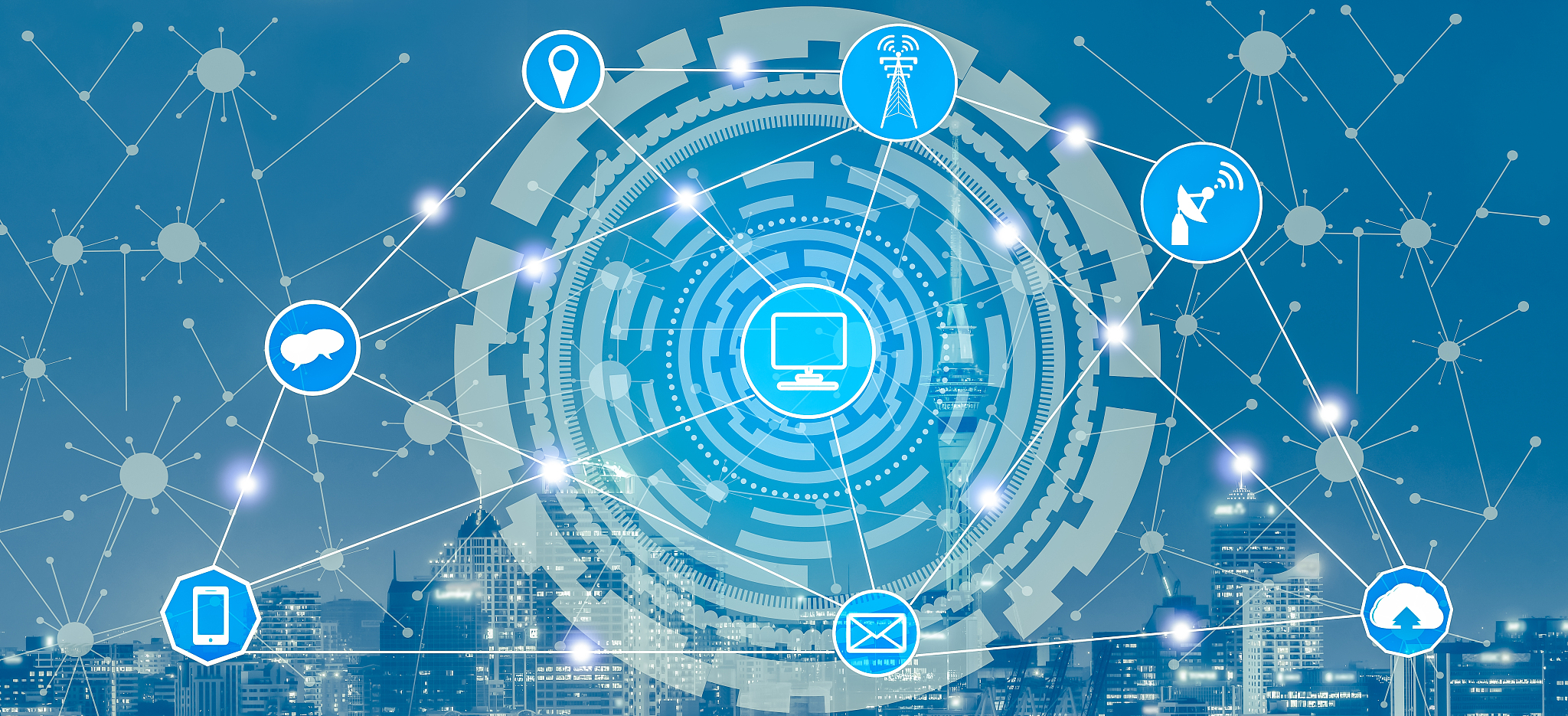 smart city and wireless communication network.