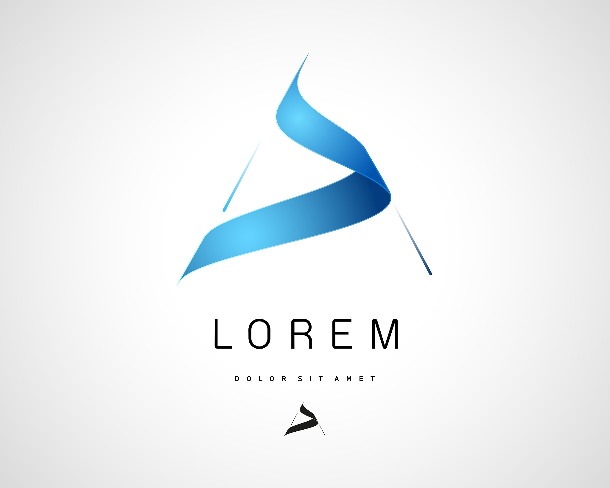 abstract logo design template