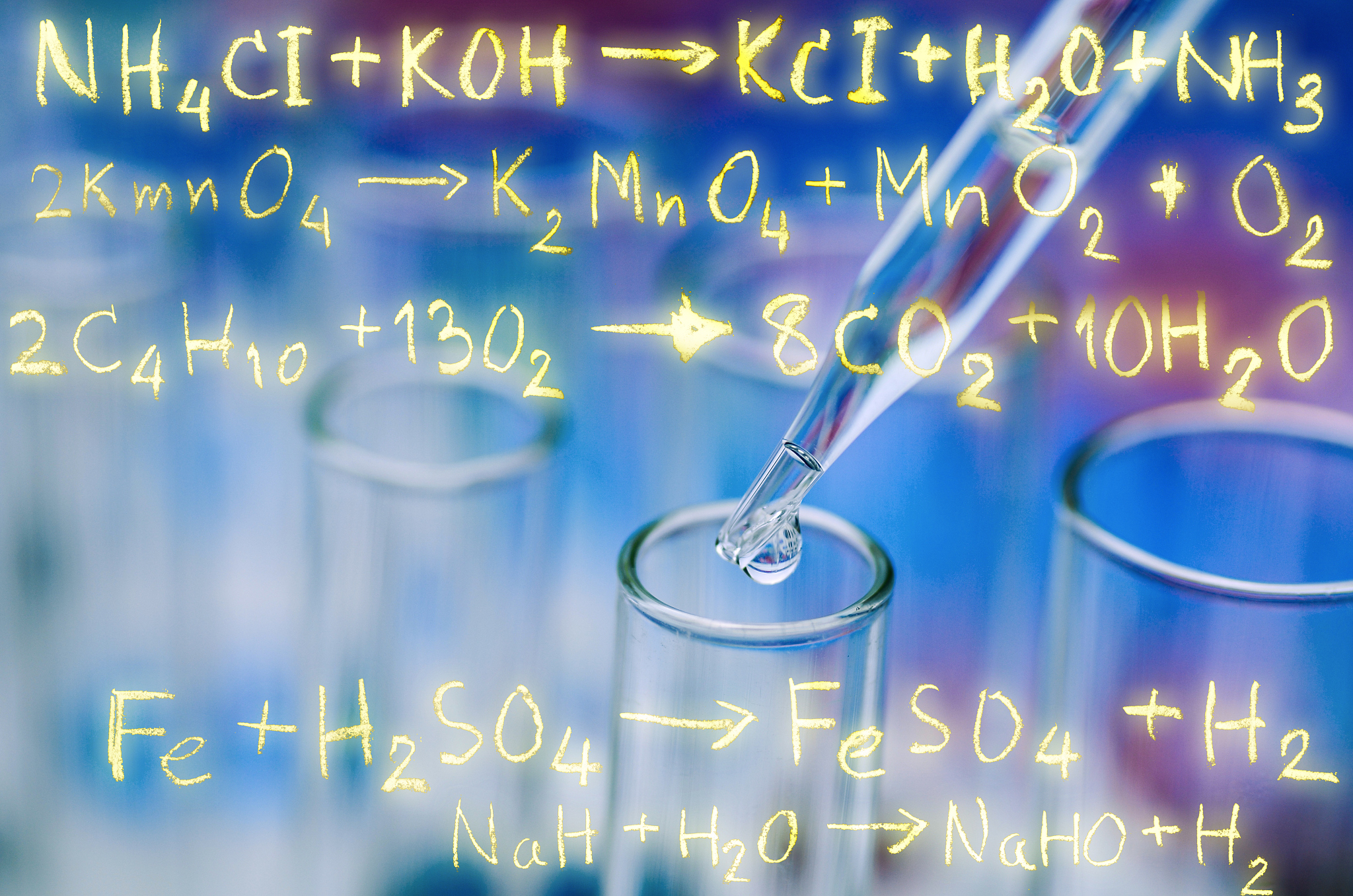 laboratory test tubes