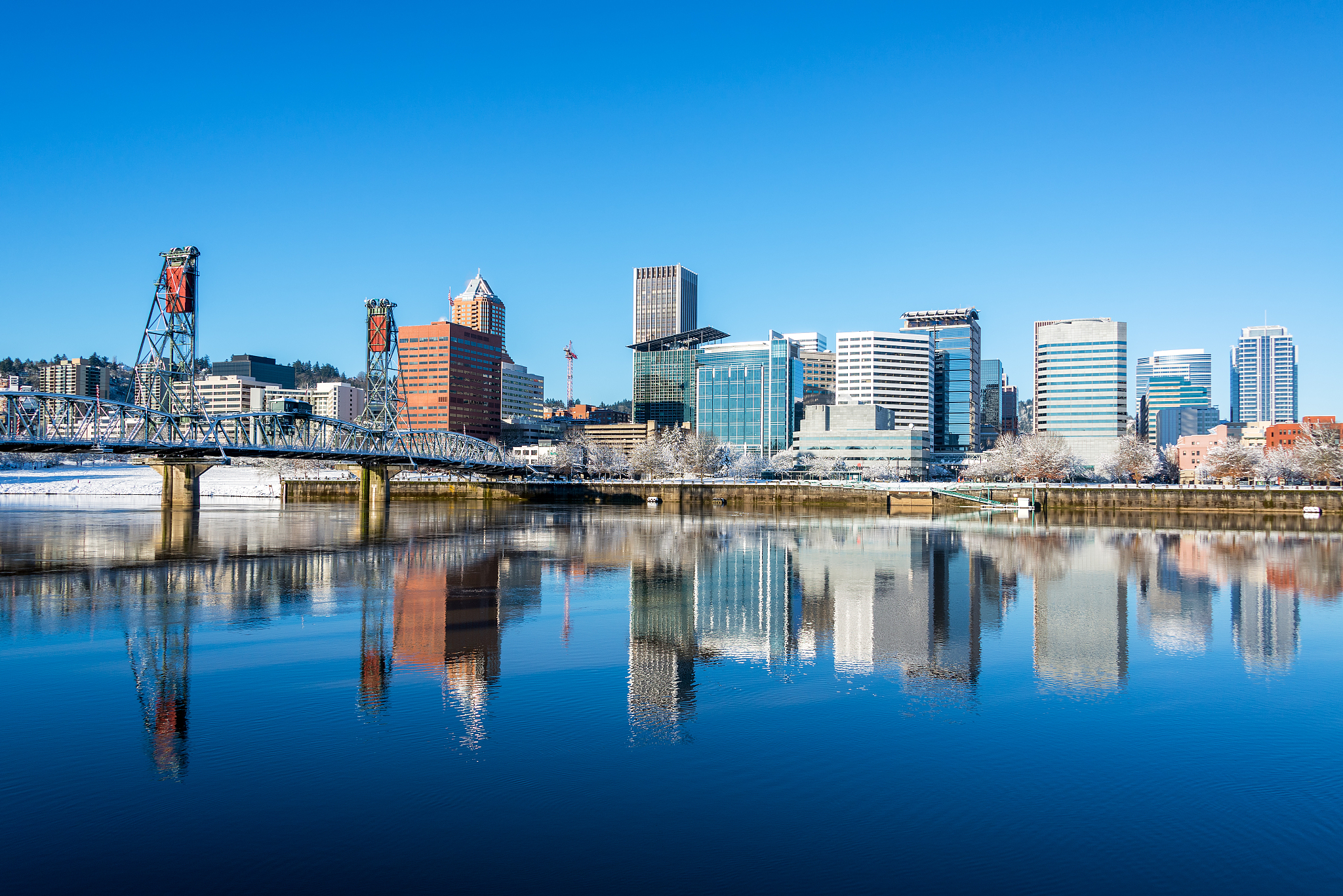 portland, oregon reflection