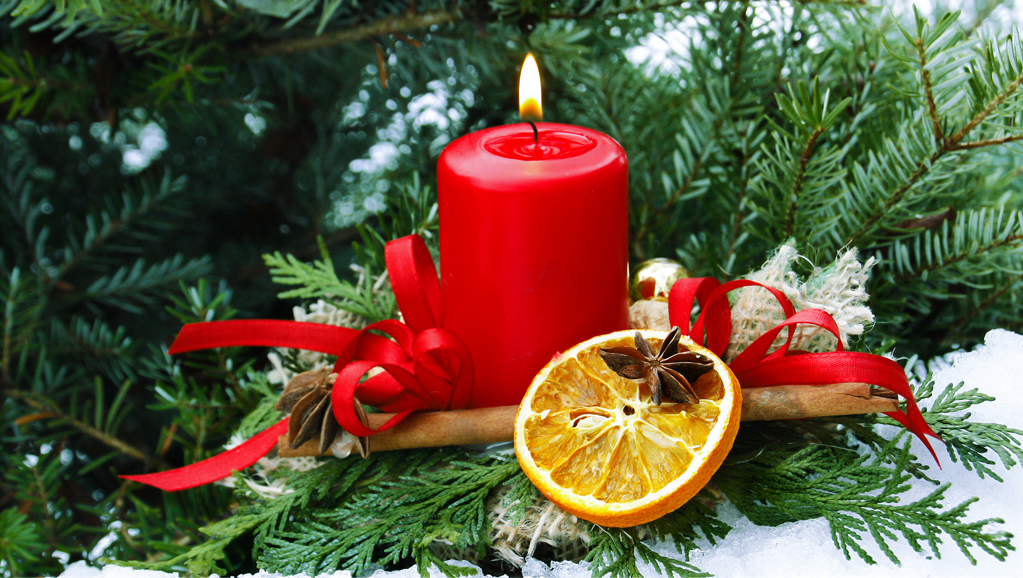 christmas candle
