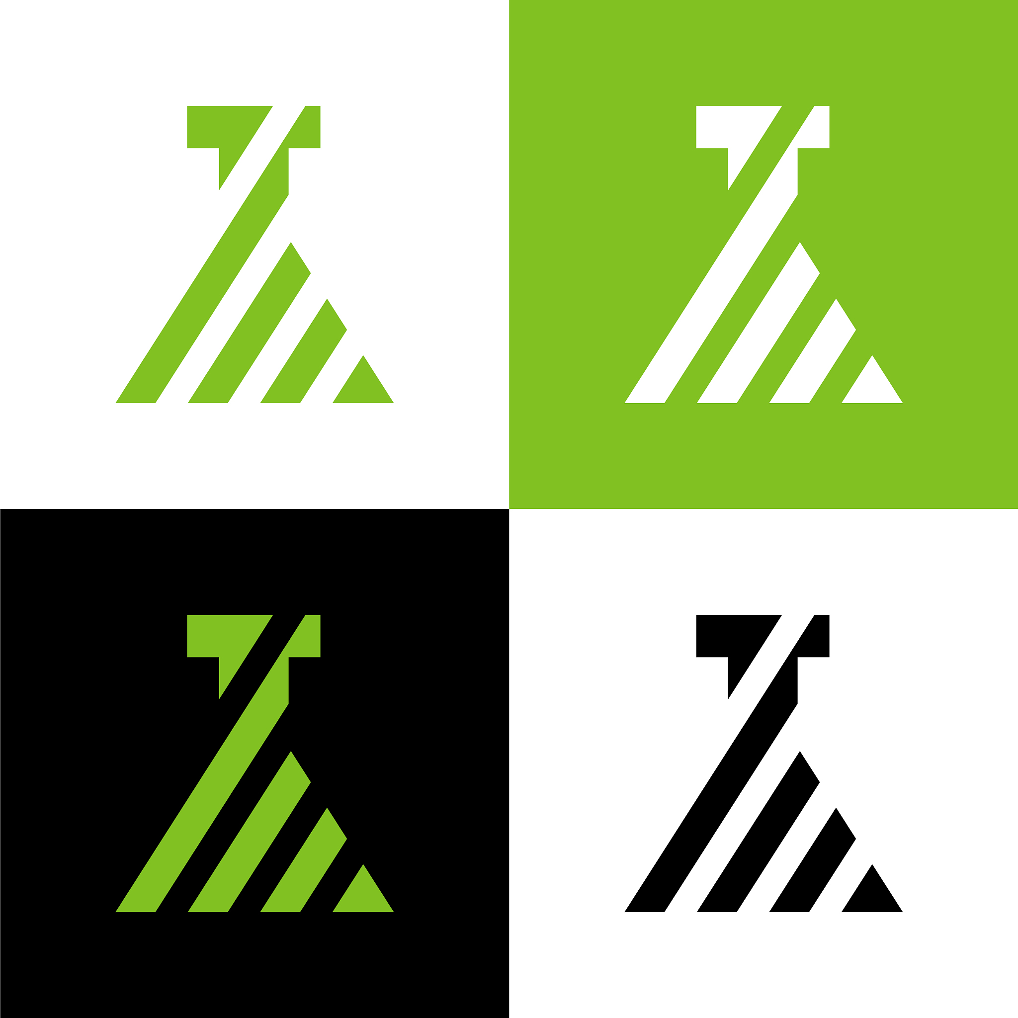 abstract laboratory equipment logo template