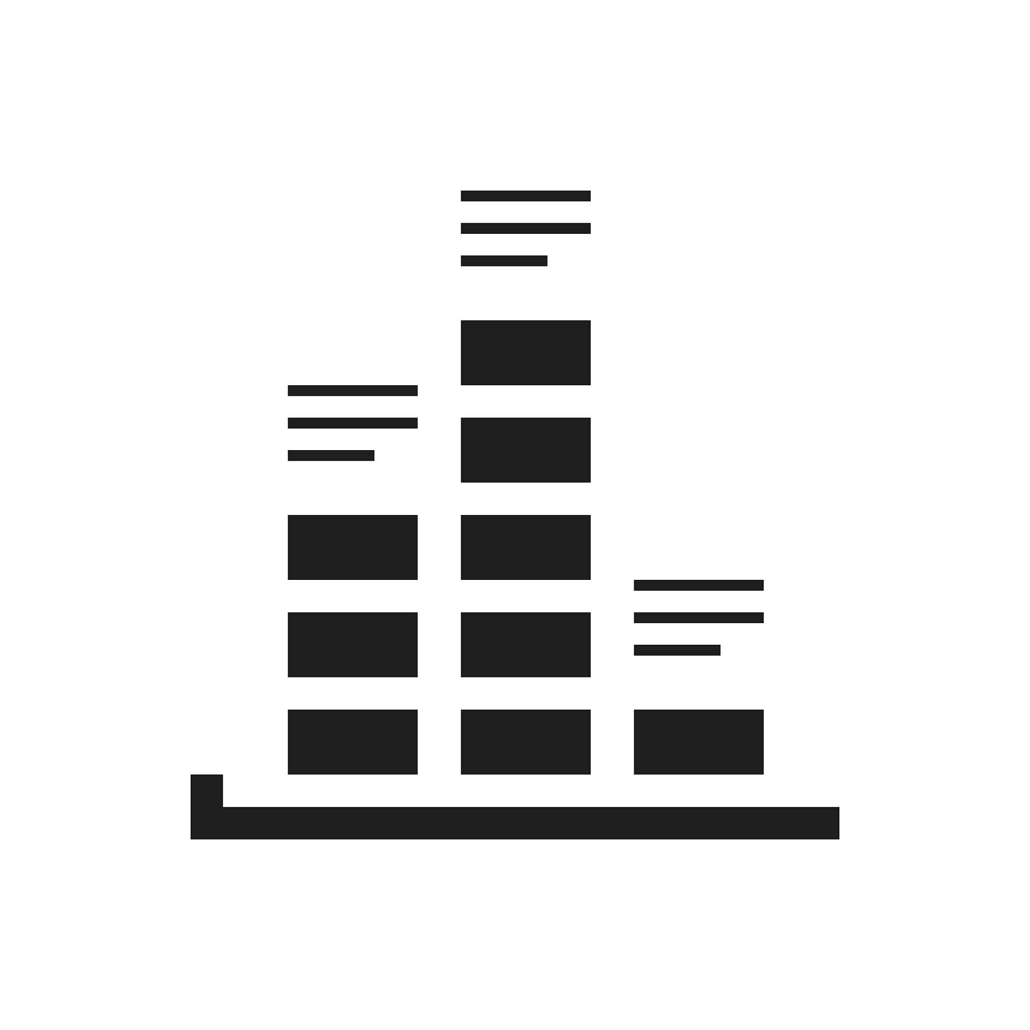 bar graph icon on a white background. - singleseries