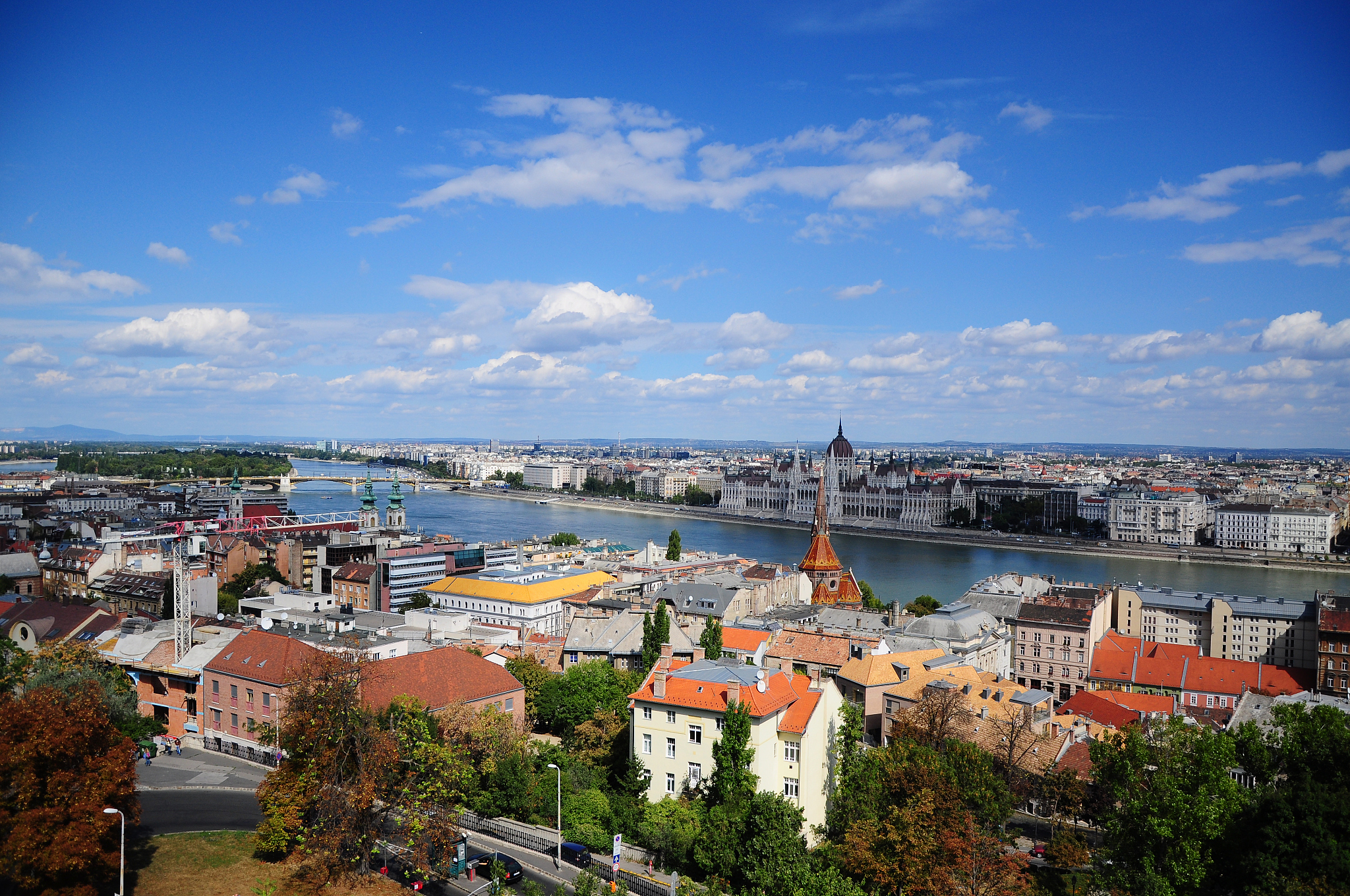 cityscape of budapest