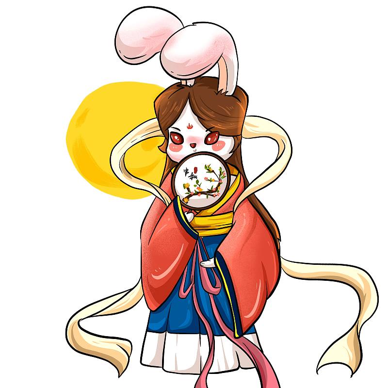 中秋节吉祥物设计：明月仙子，传递团圆与祝福