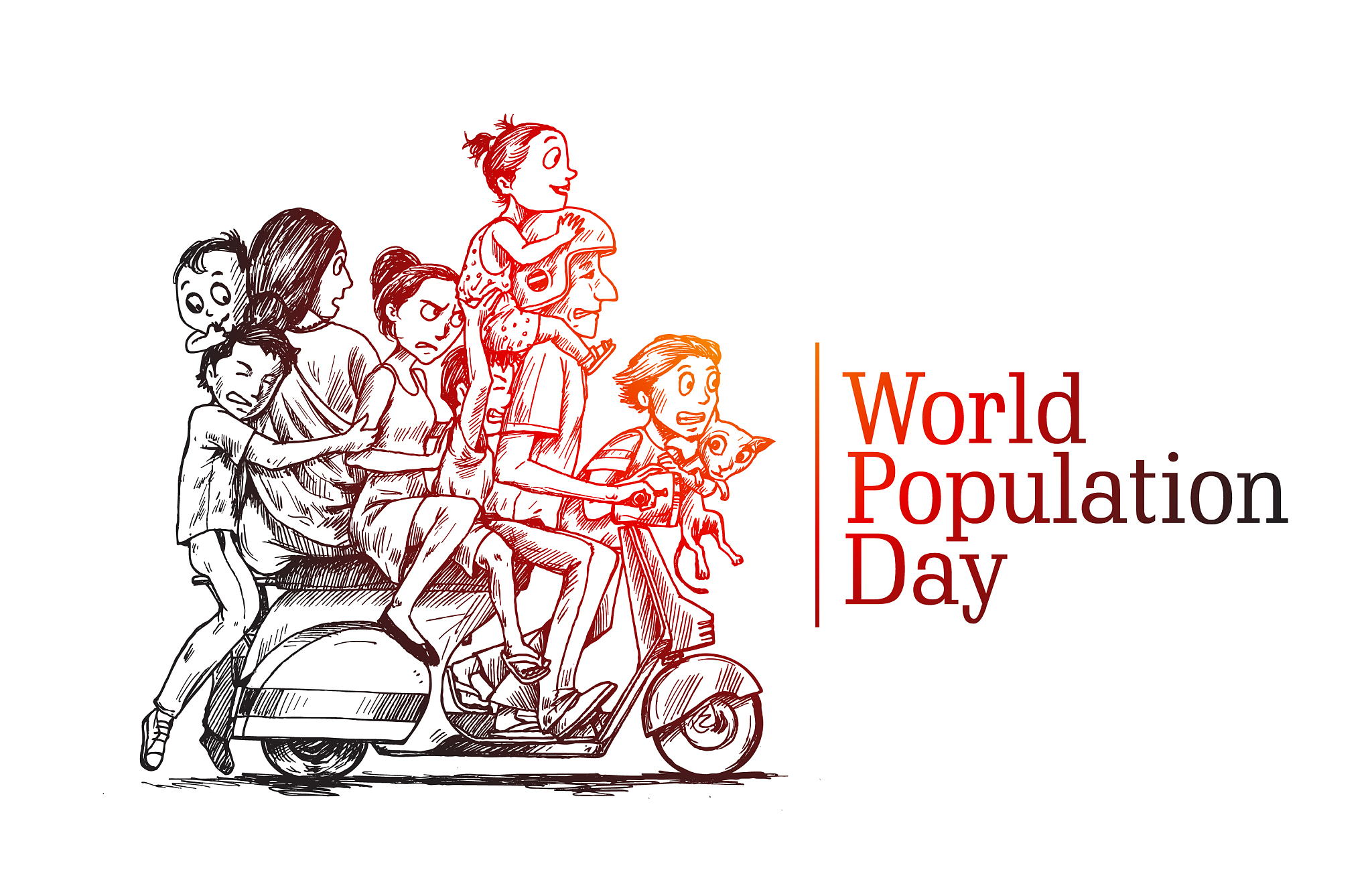 world population day 11 july happy with his