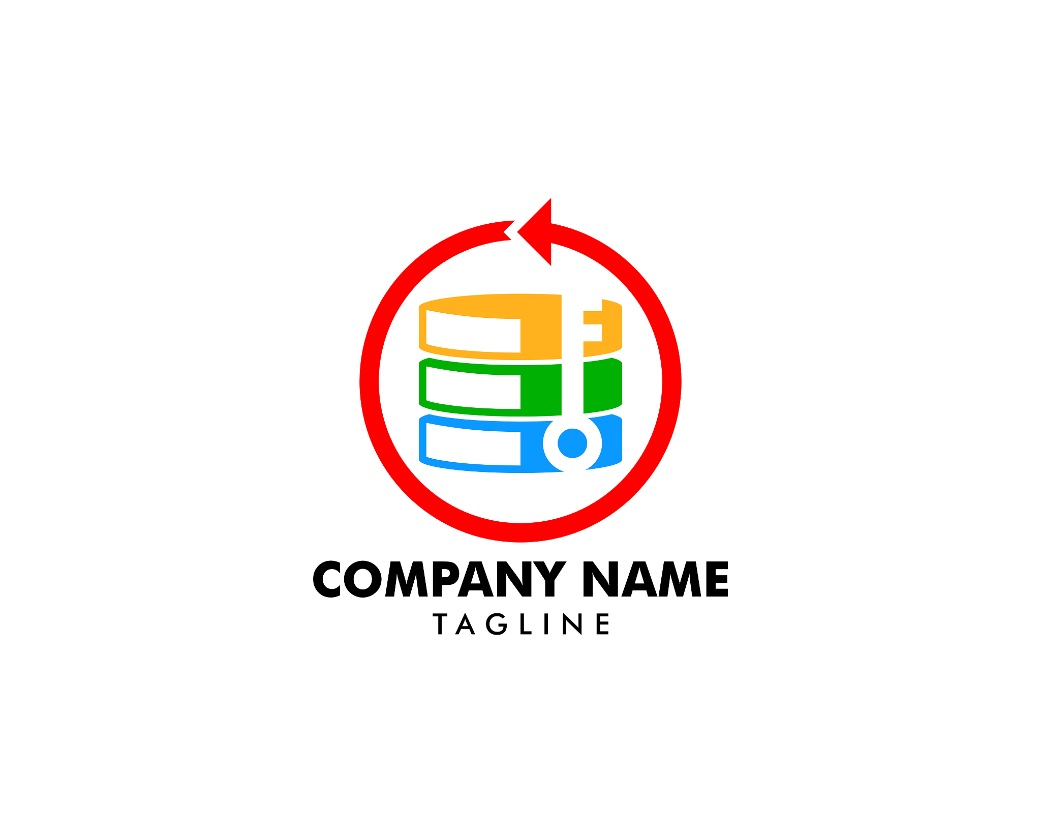 server key icon design element