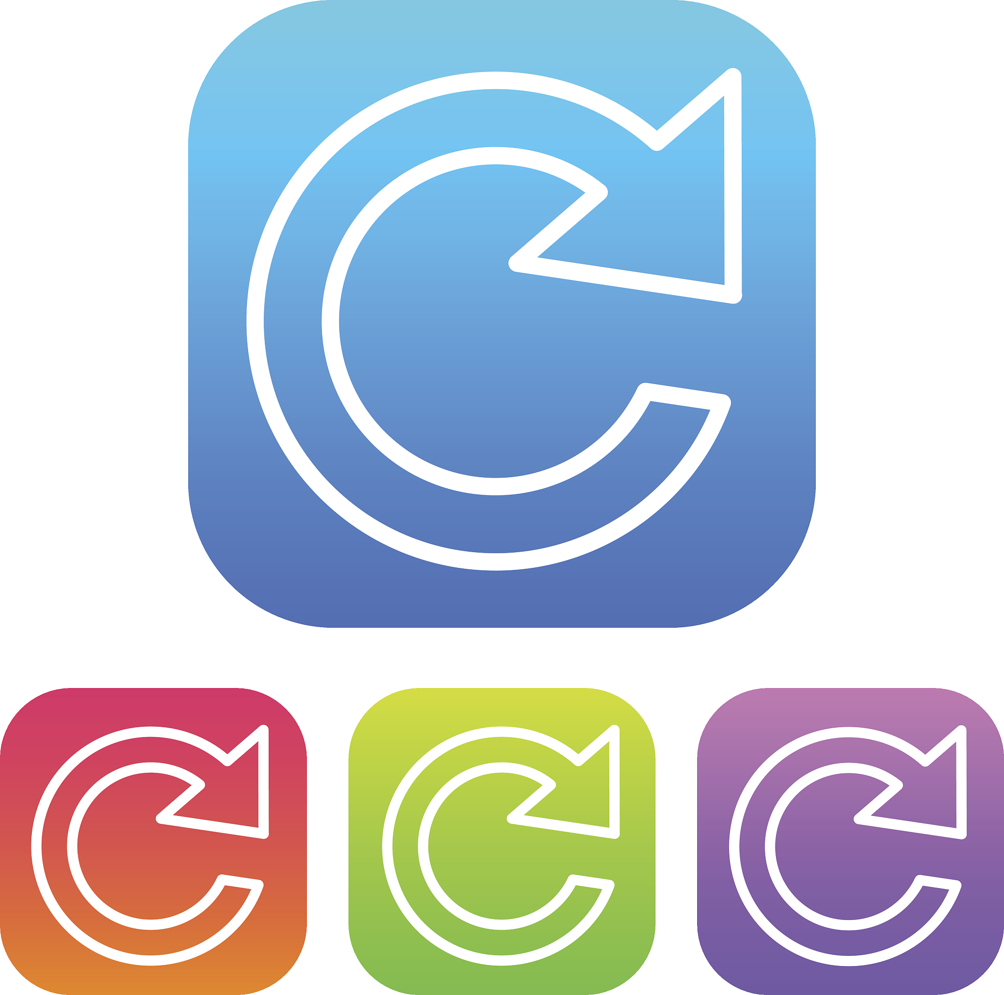 superlight interface arrow icon