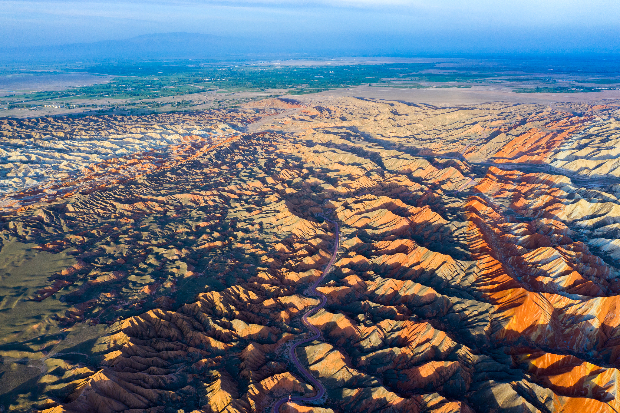 china zhangye colorful danxia natural scenery