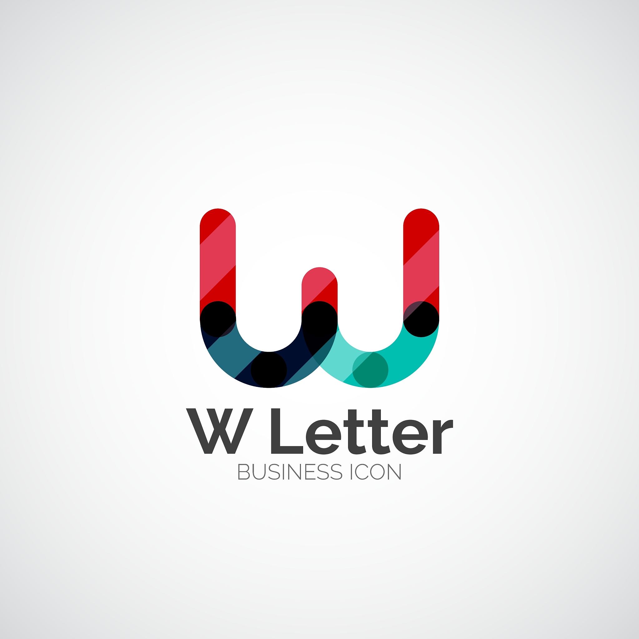 w letter logo minimal line design