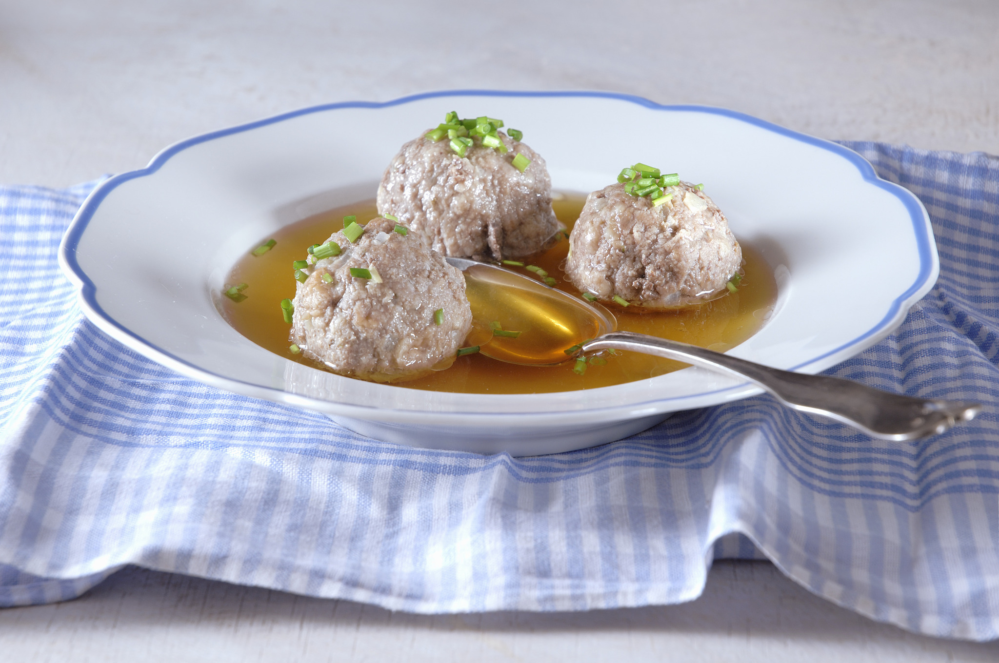 liver dumpling soup