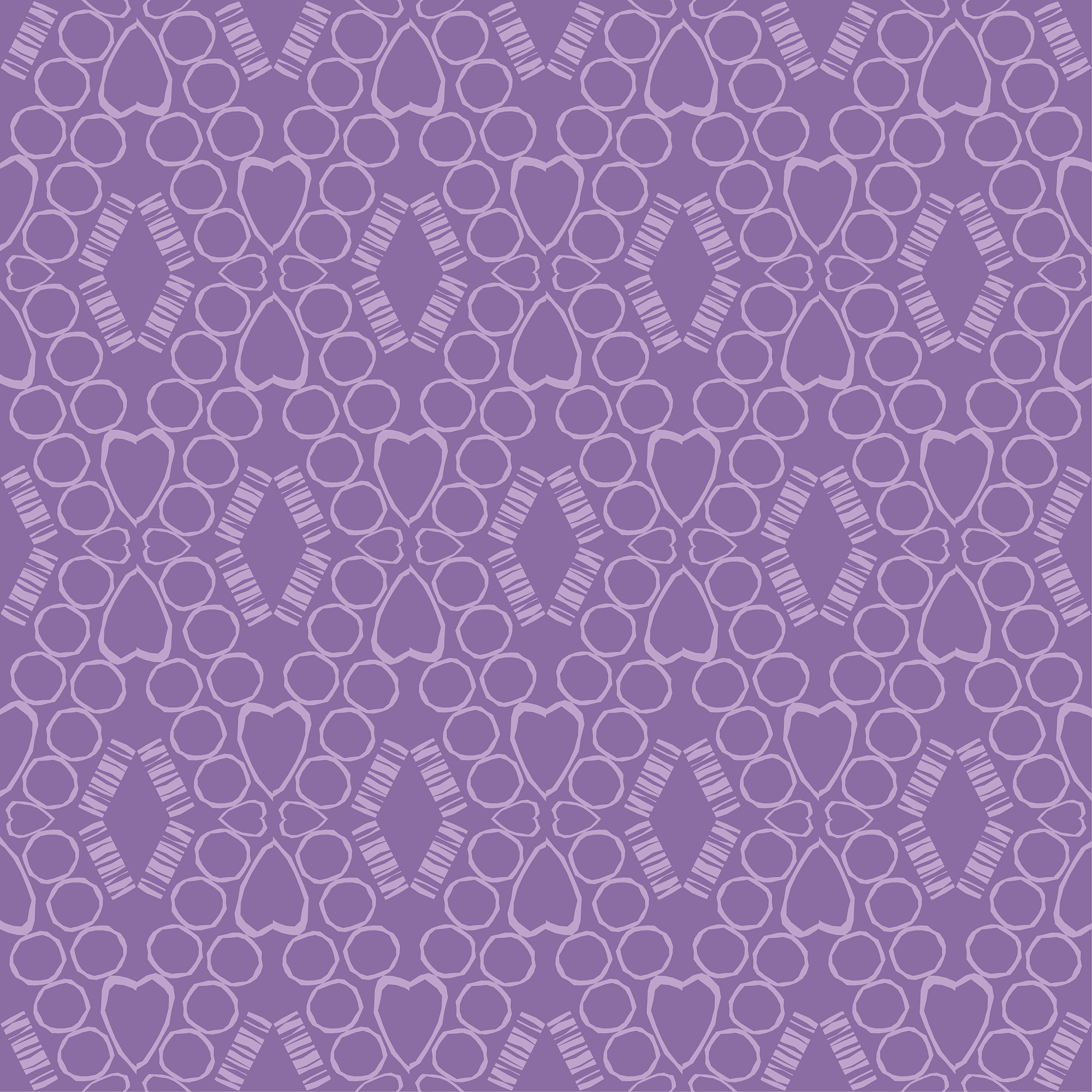 紫色系传统纹样设计：典雅神秘，冬日魅力